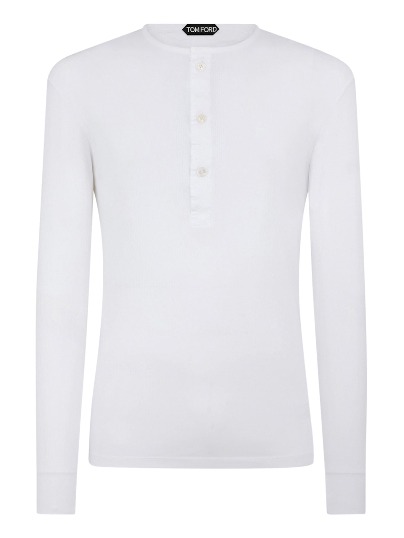 HENLEY COTTON T-SHIRT - Tom Ford - Man