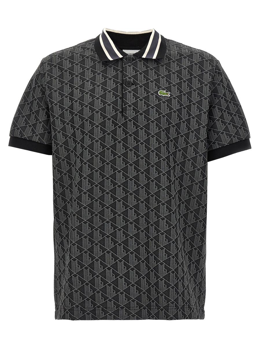 Lacoste Jacquard Monogram Polo Shirt