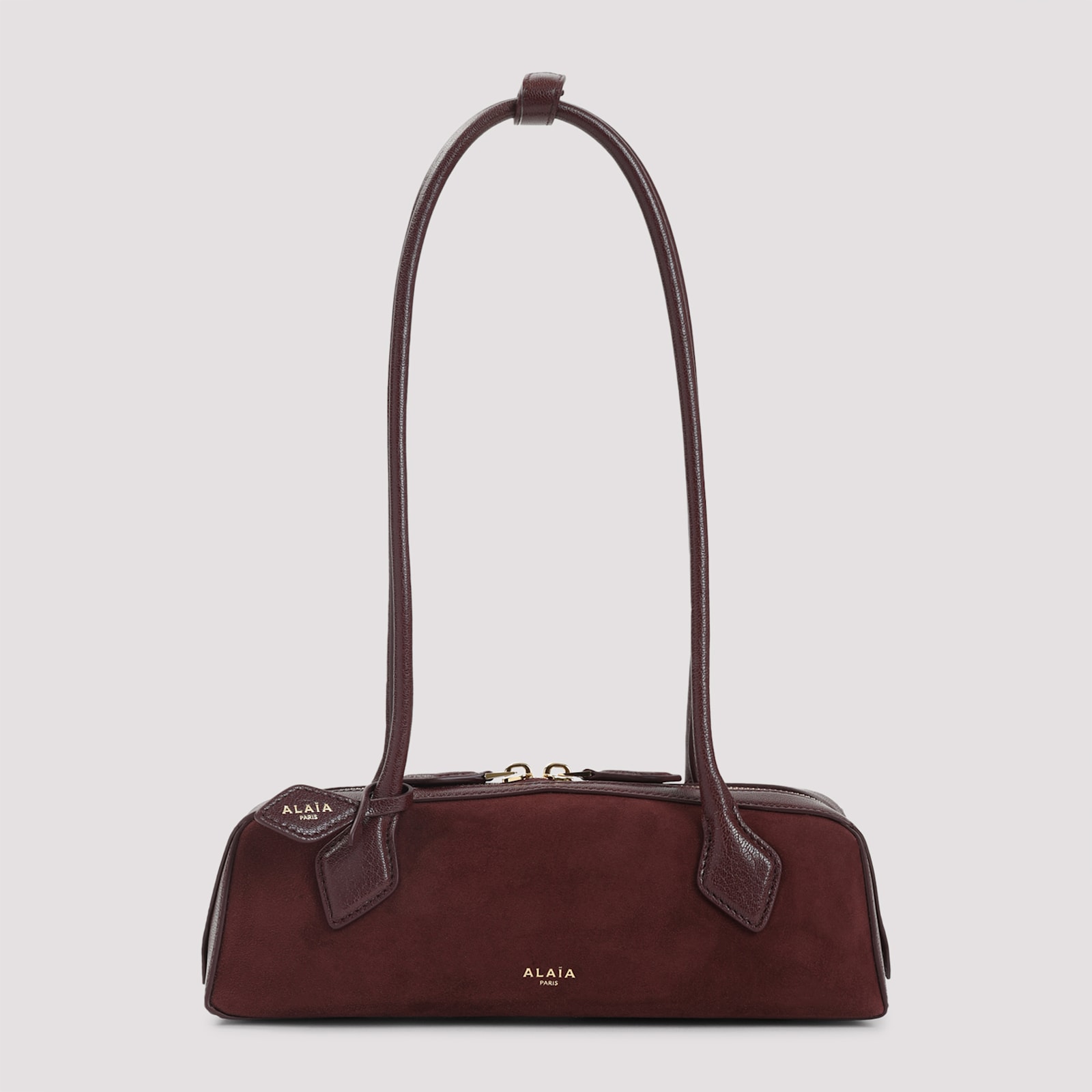 Alaia Alaïa Teckel Small Suede Shoulder Bag