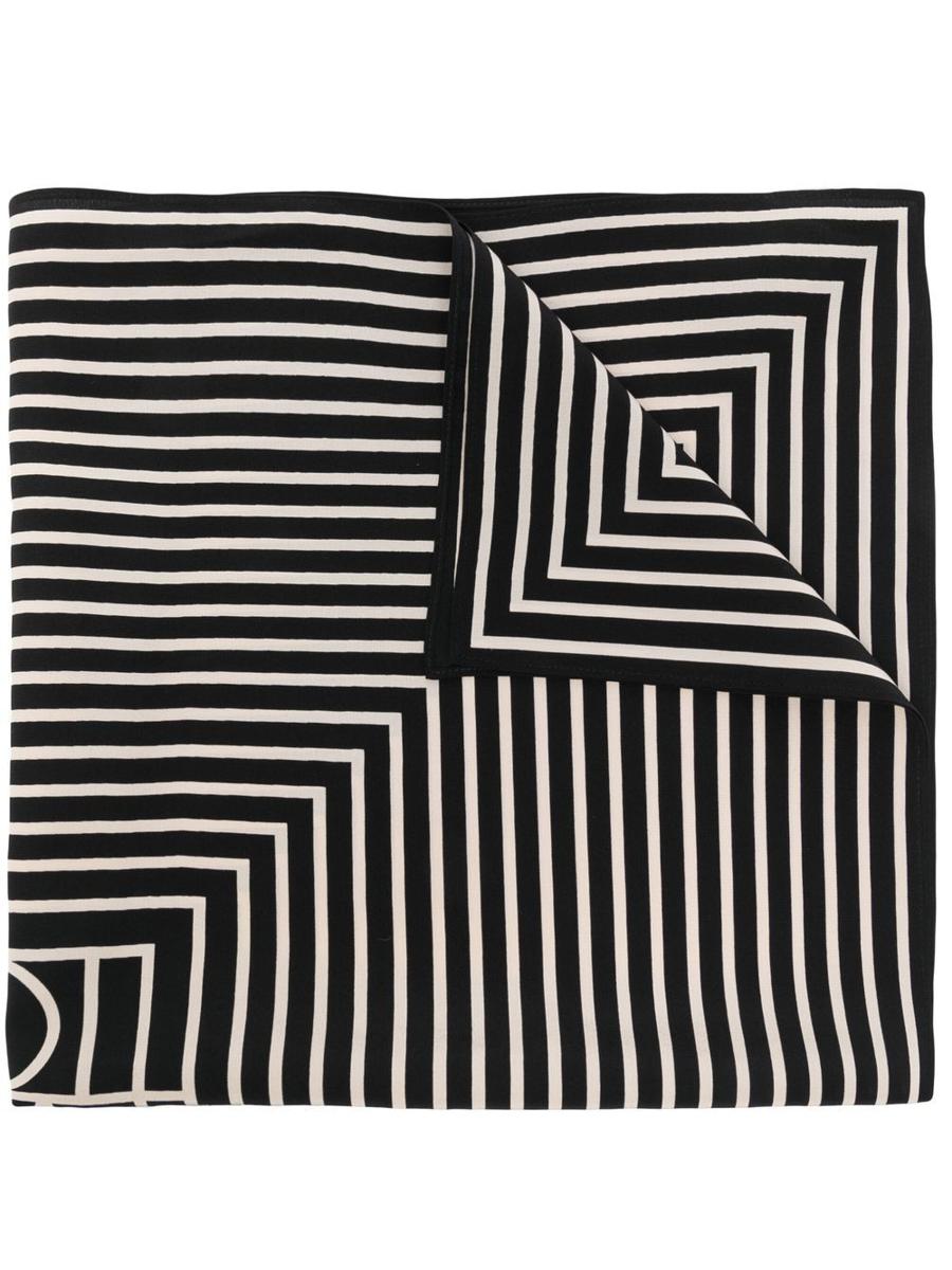 TOTEME Monogram Silk Scarf