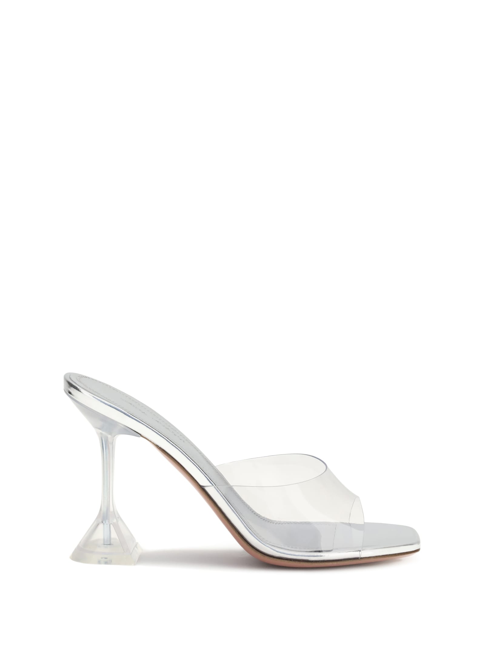 Amina Muaddi Lupita Glass Sandals