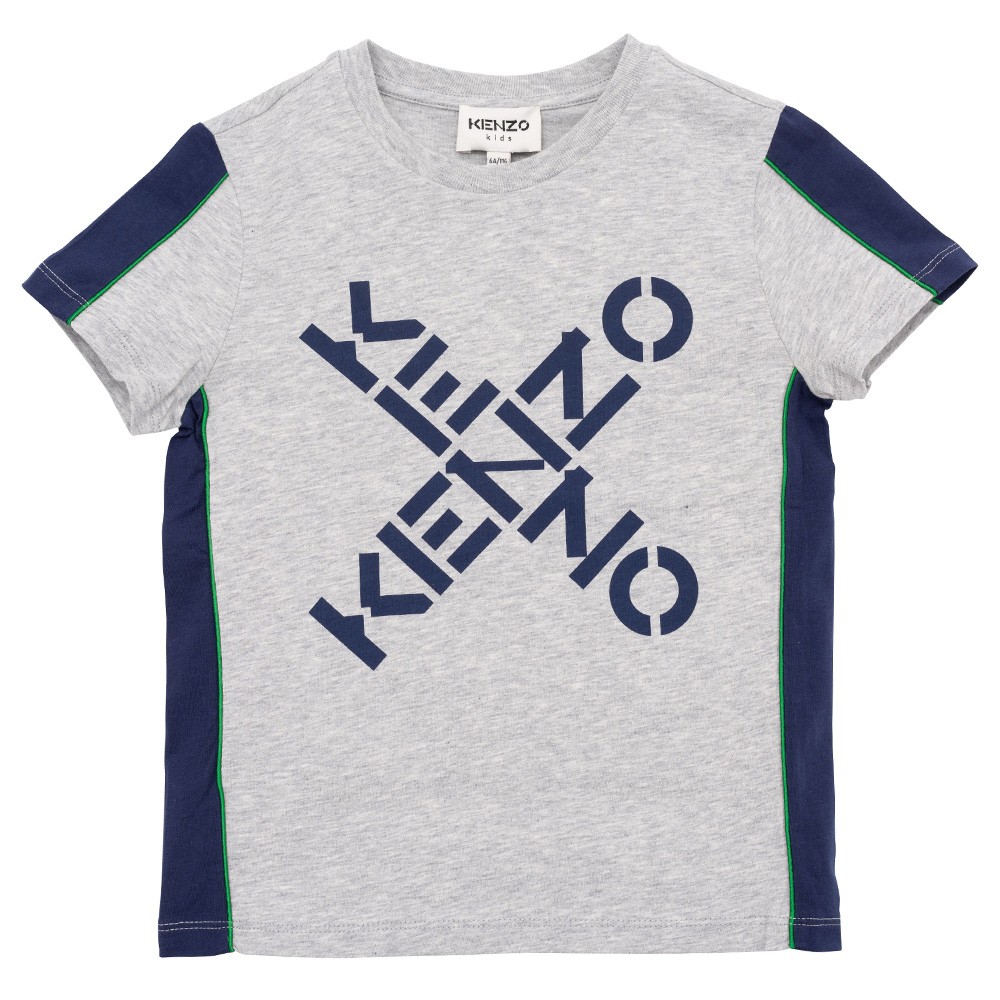 Cross Logo Tape Shoulder T Shirt