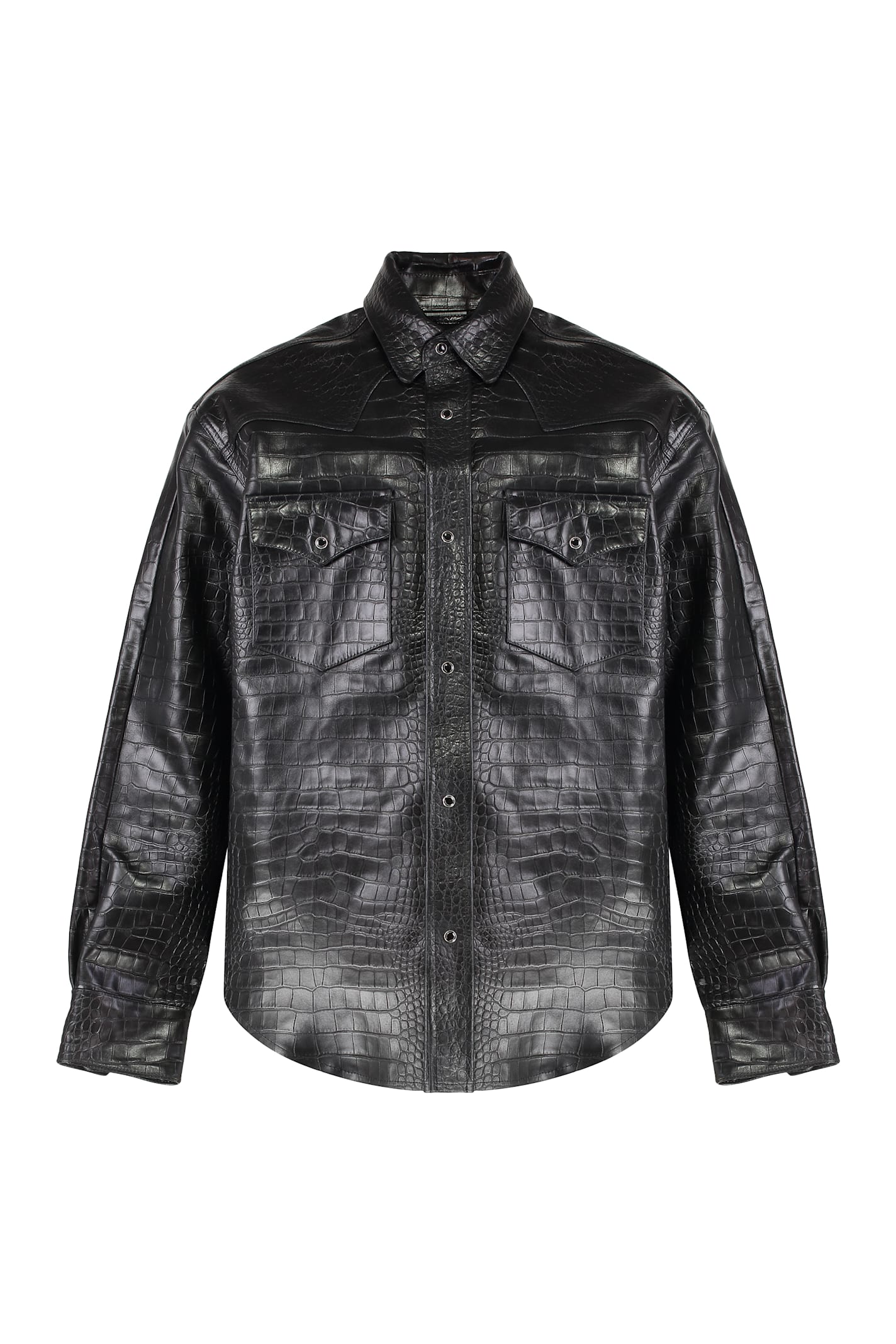 VETEMENTS Leather Overshirt