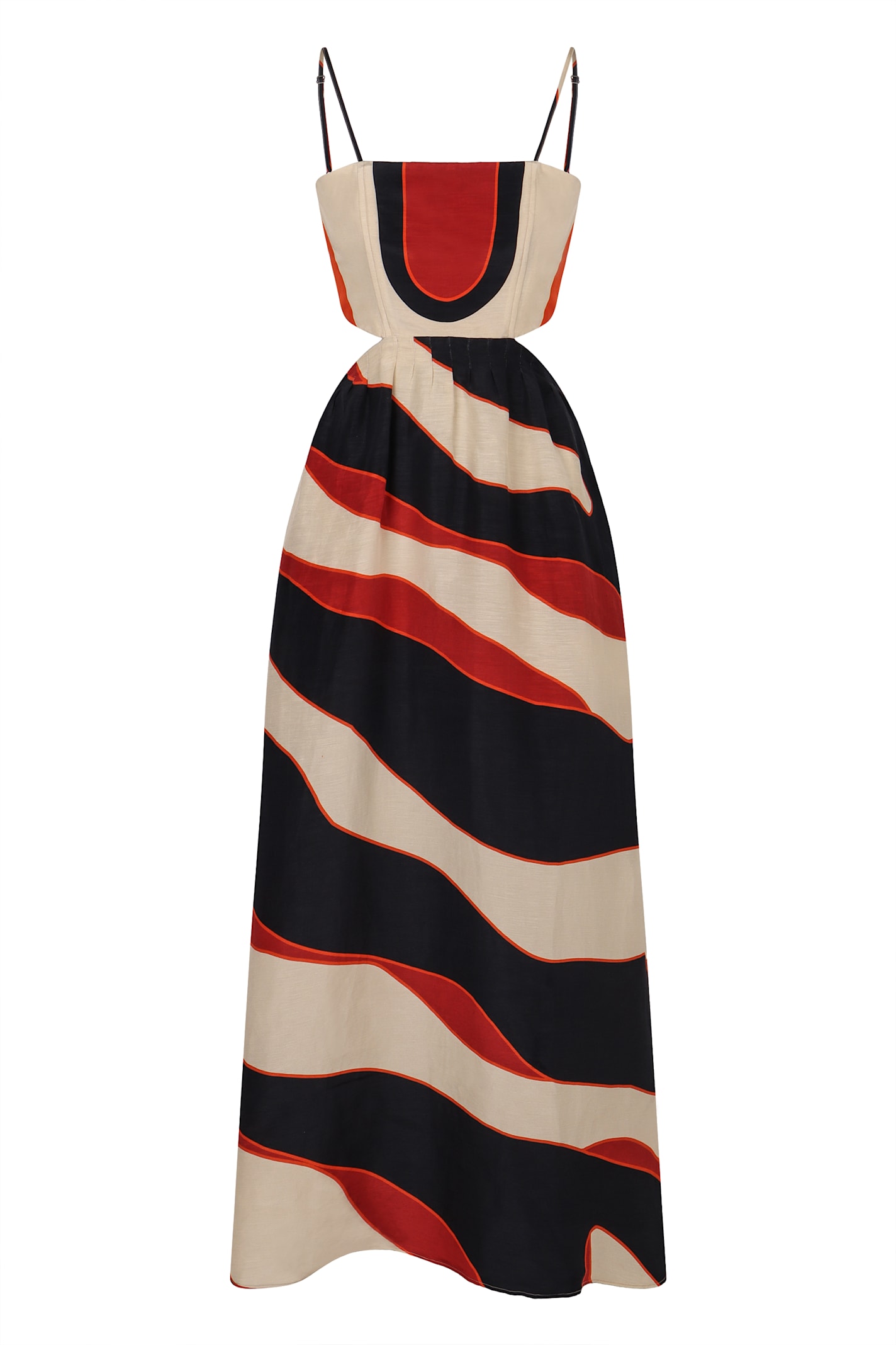 Raquel Diniz Printed Linen Dress