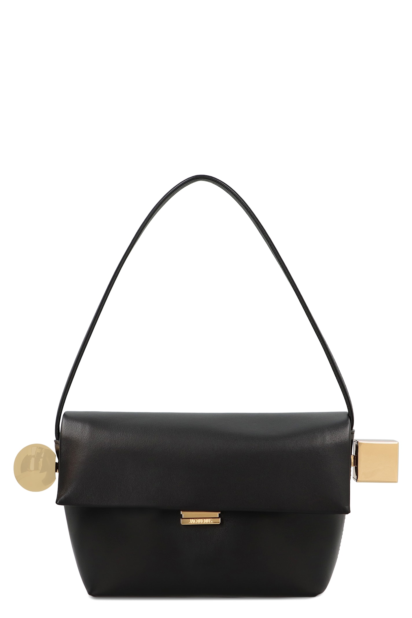 Jacquemus Rond Carré Leather Crossbody Bag