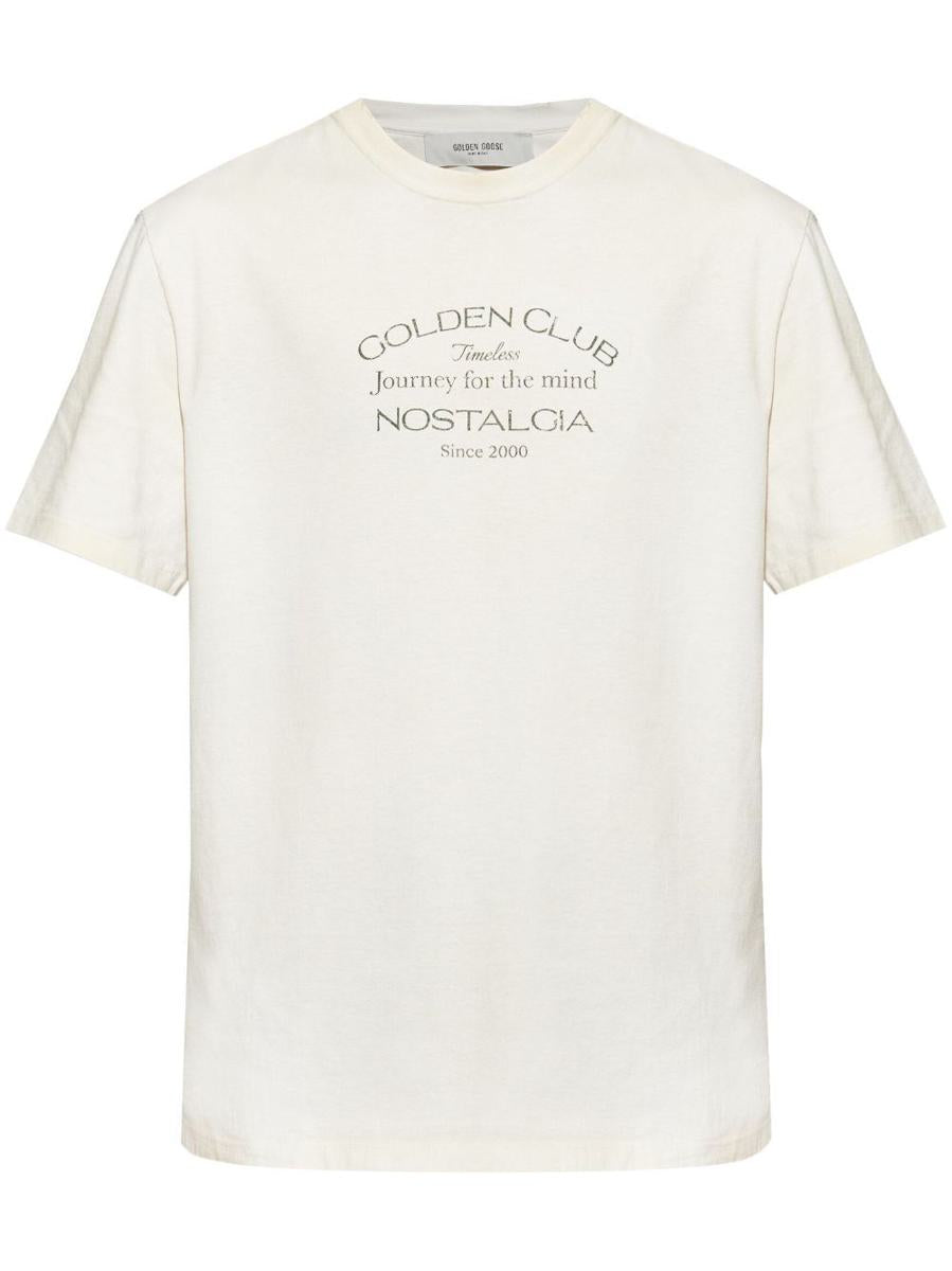 Golden Goose Slogan-Print T-Shirt Clothing