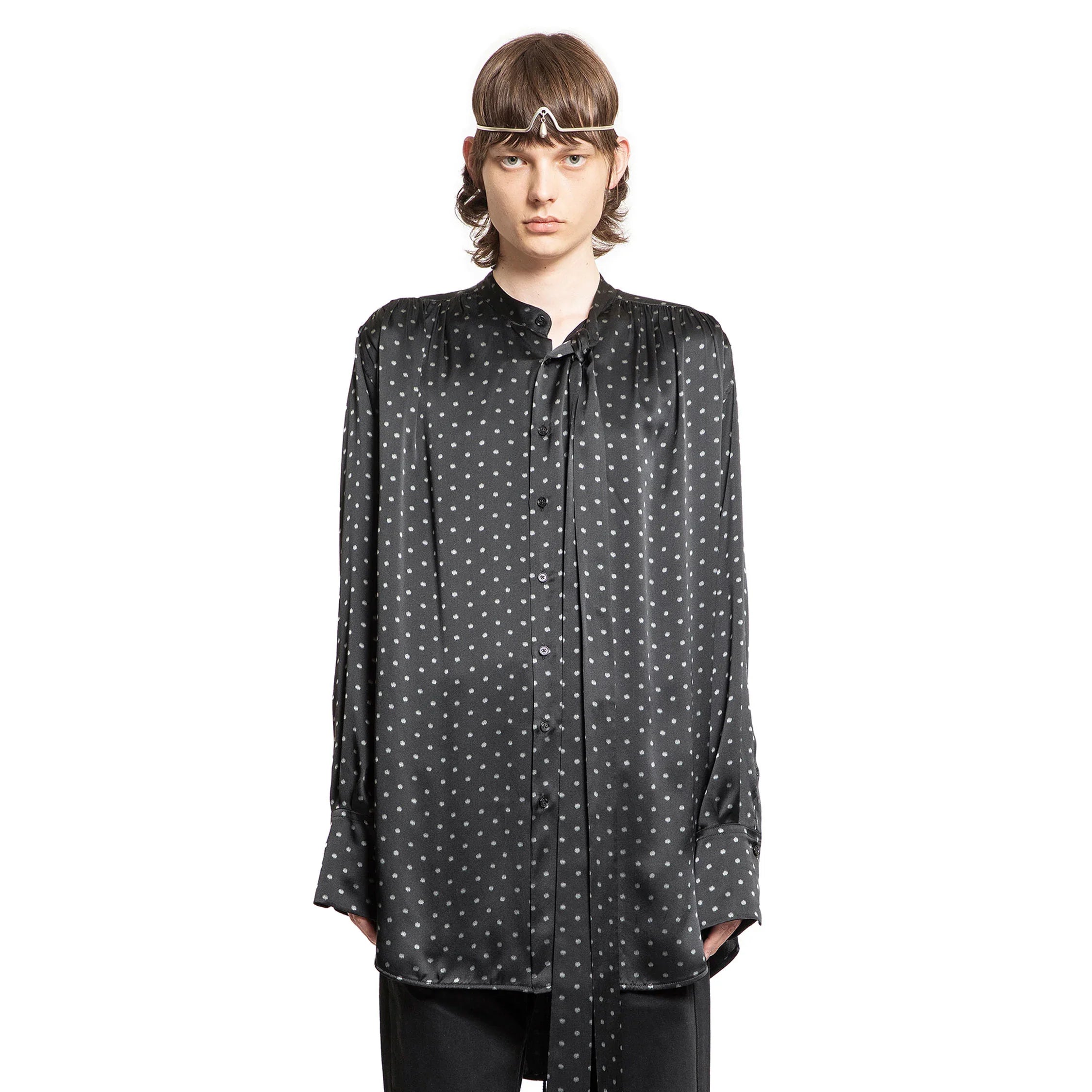 Solan Lavallière Neck-Tie Shirt