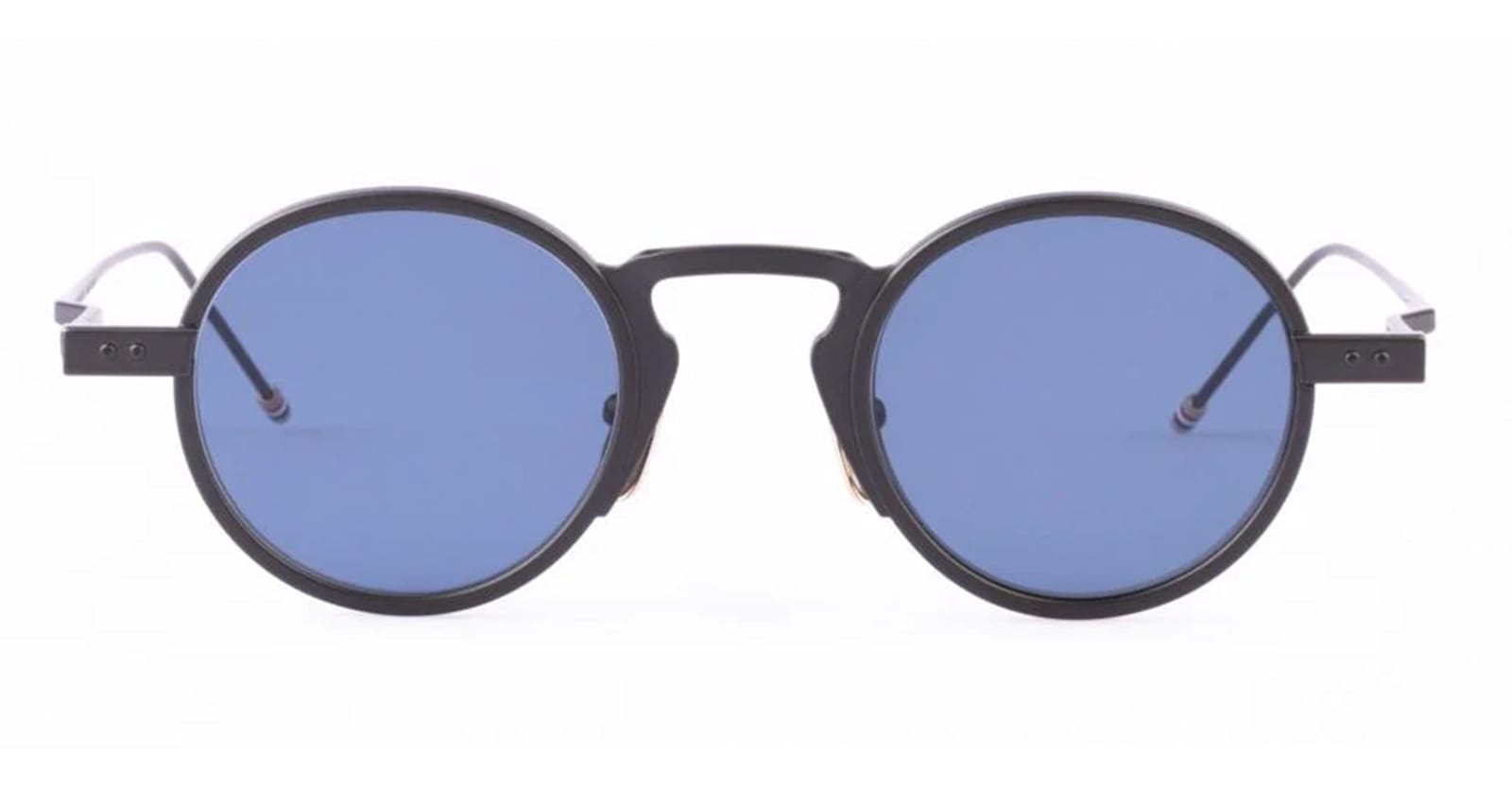 Thom Browne Round - Black Iron Sunglasses
