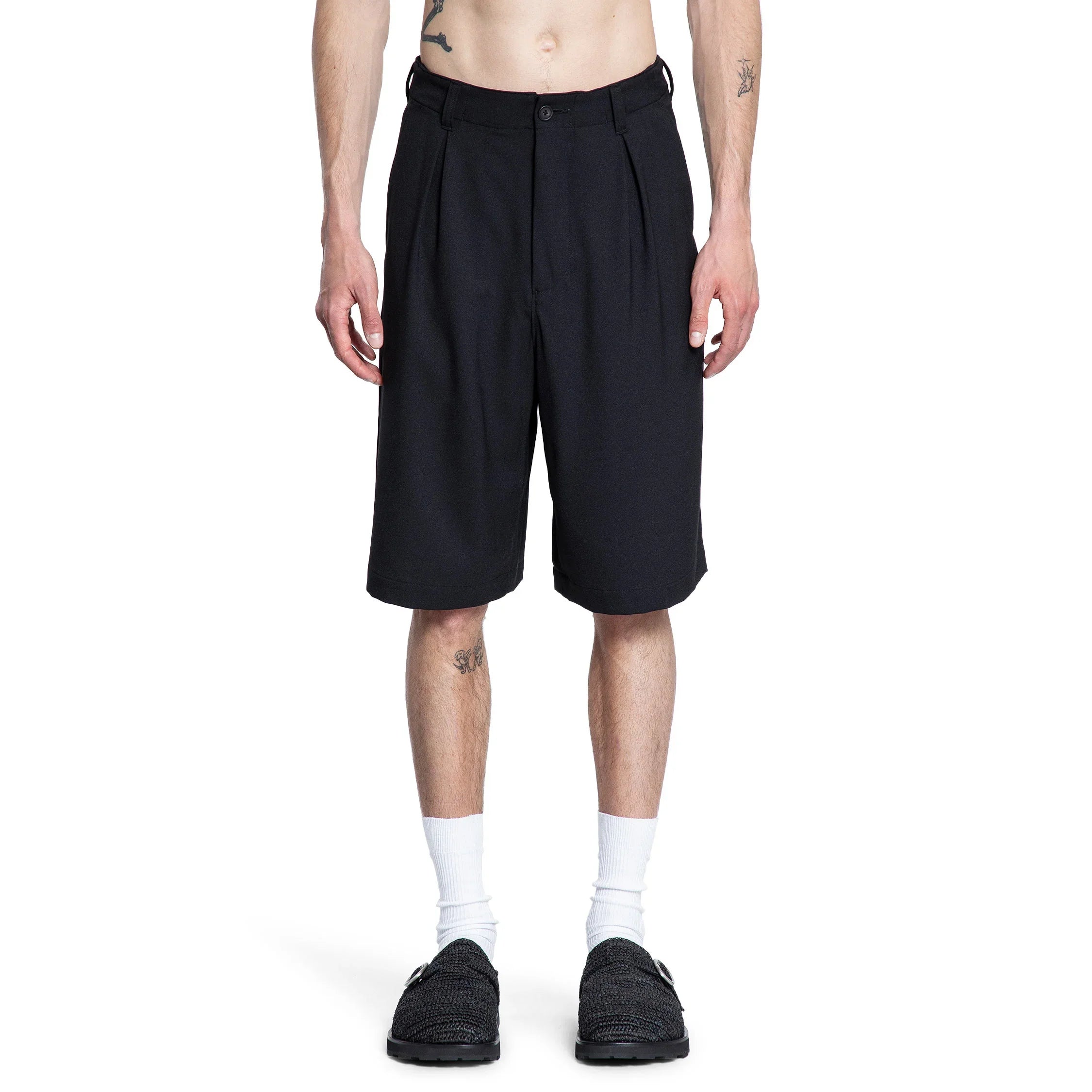 Twill Suiting 3/4 Trousers