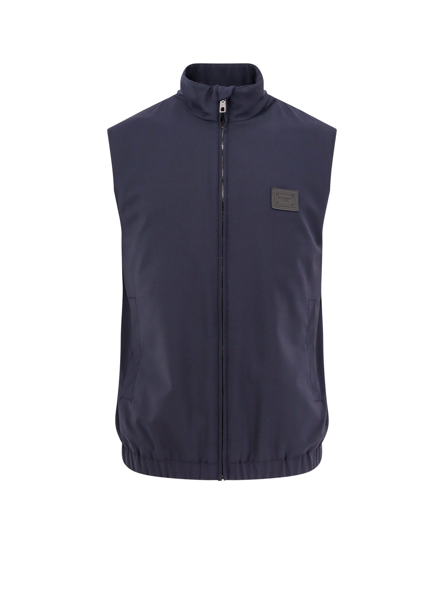 Dolce & Gabbana Wool Blend Sleeveless Jacket