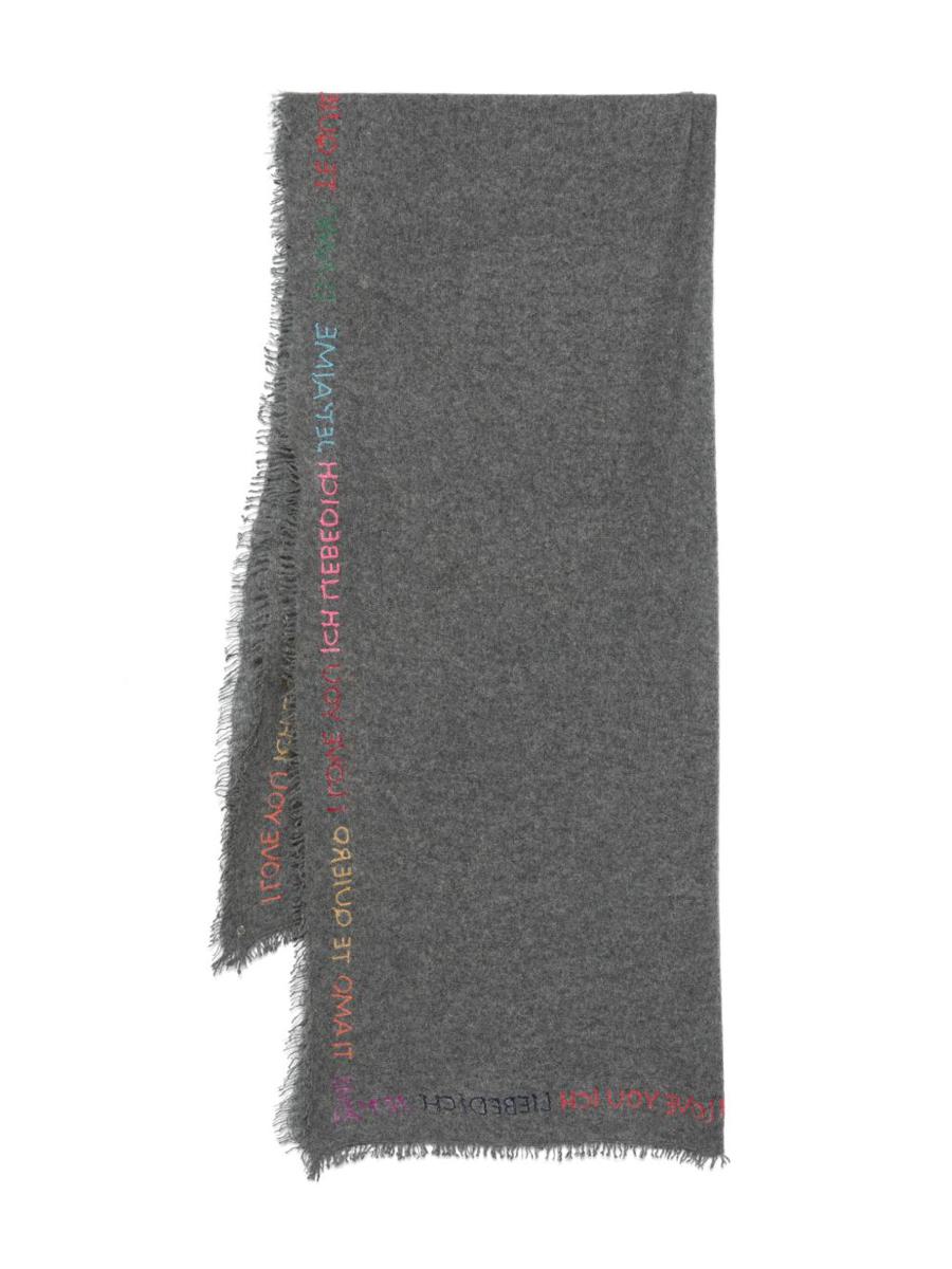 Faliero Sarti 'Te Quiero' Scarf With Embroidered Letter