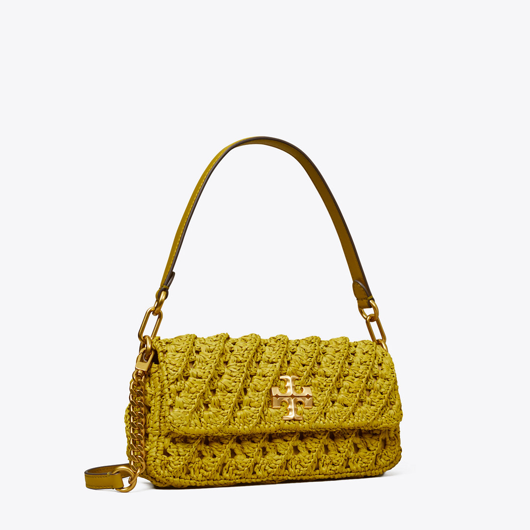 Tory Burch Kira Crochet Small Flap Shoulder Bag