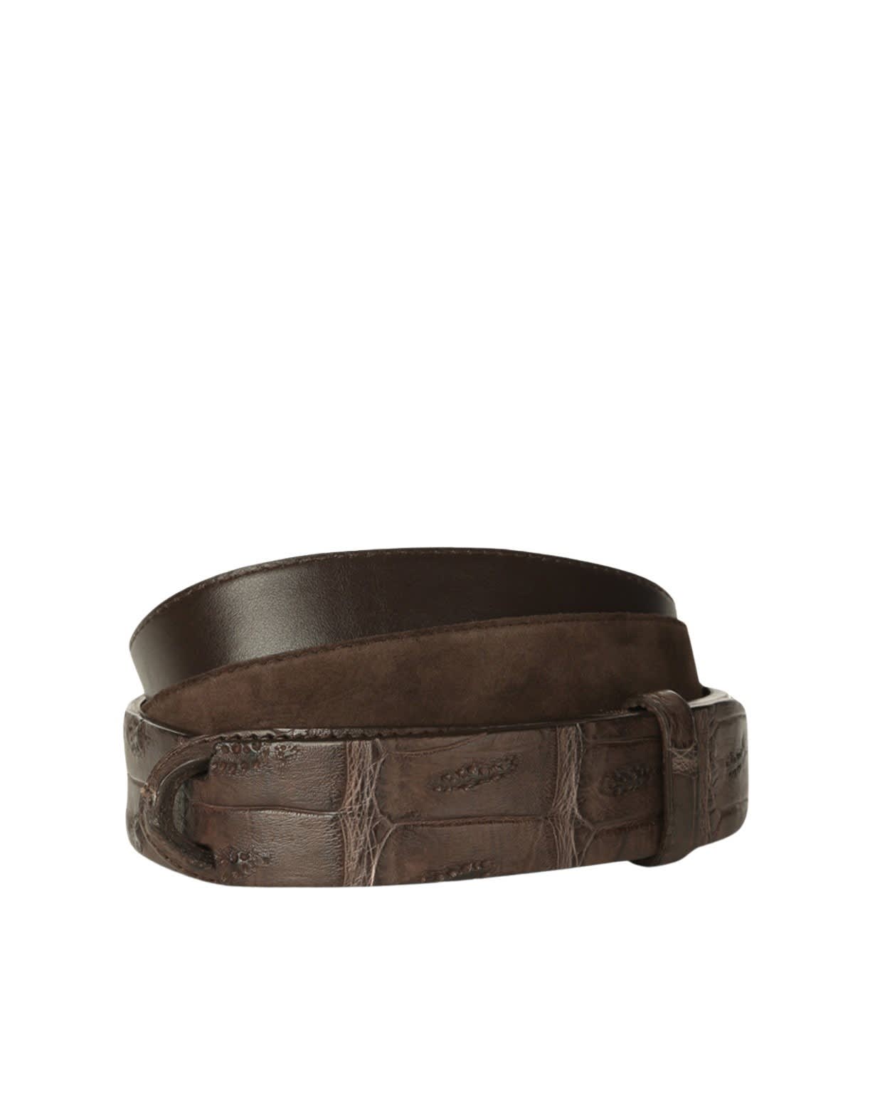 Orciani Camoscio Cocco Crocodile Suede