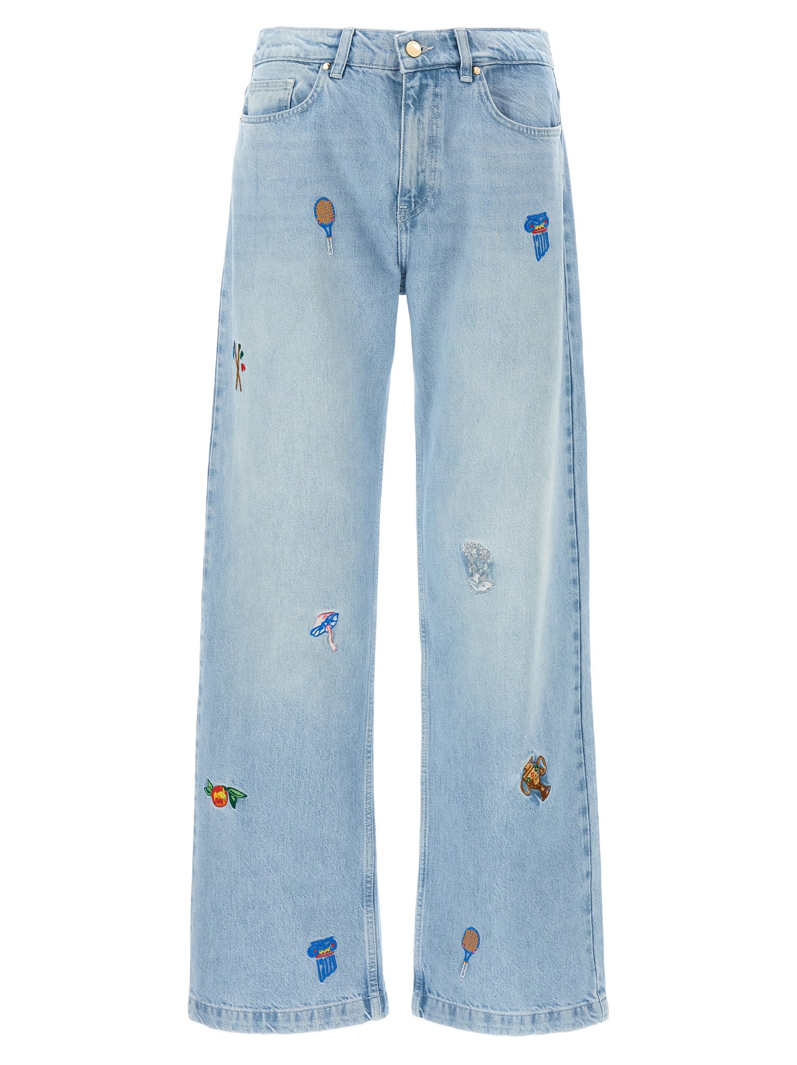 Casablanca embroidered Motif Jeans