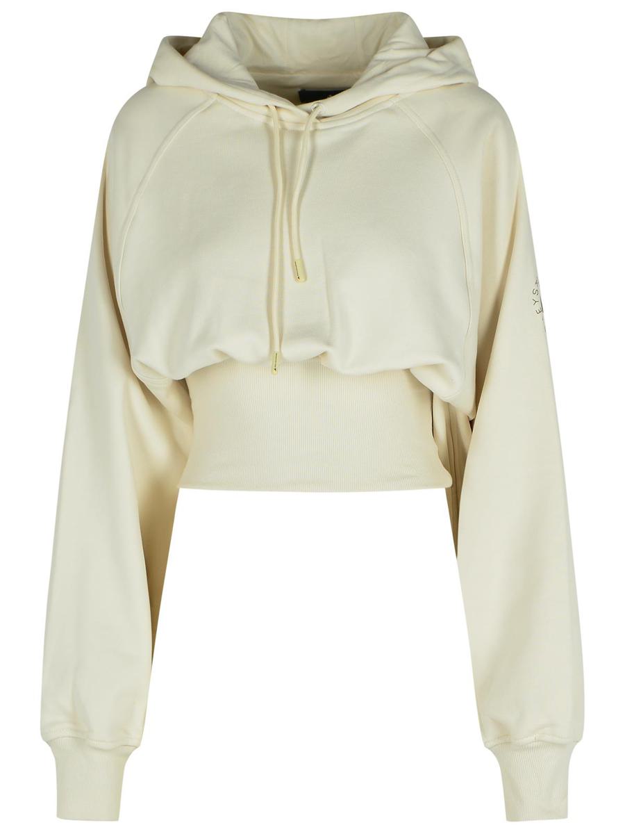 Adidas By Stella McCartney Ivory Cotton 'Truelife' Hoodie