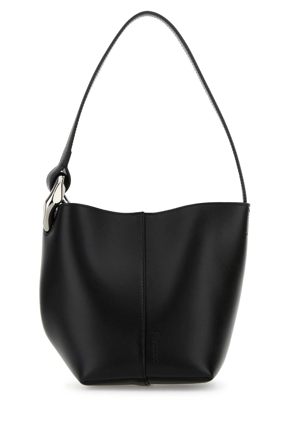 J. W. Anderson Black Leather Small Jwa Corner Bucket Bag