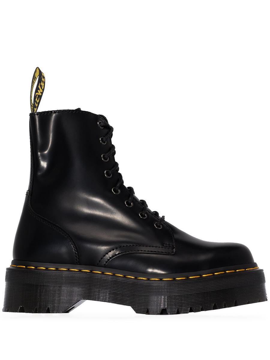 Dr. Martens 'Jadon' Black Leather Lace Up Boots