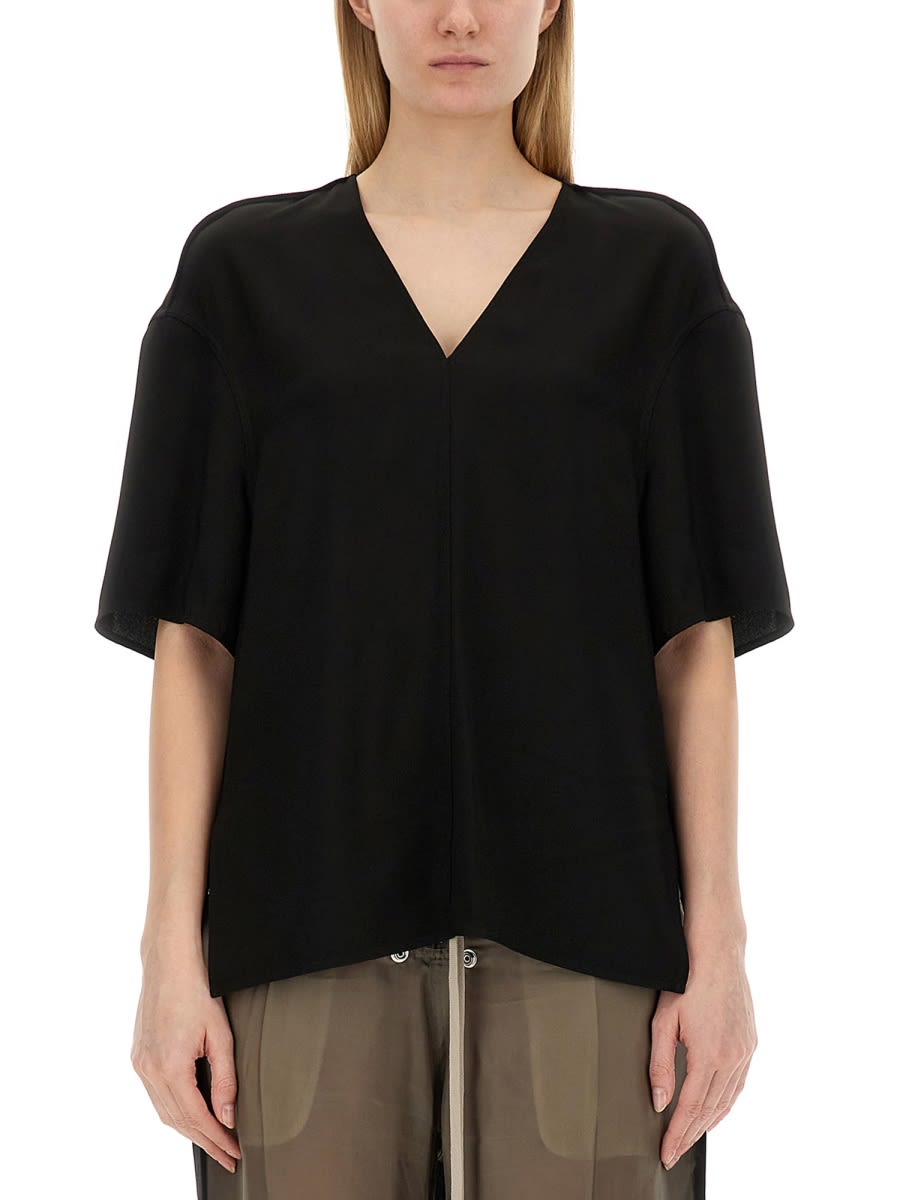 Rick Owens V-neck T-shirt