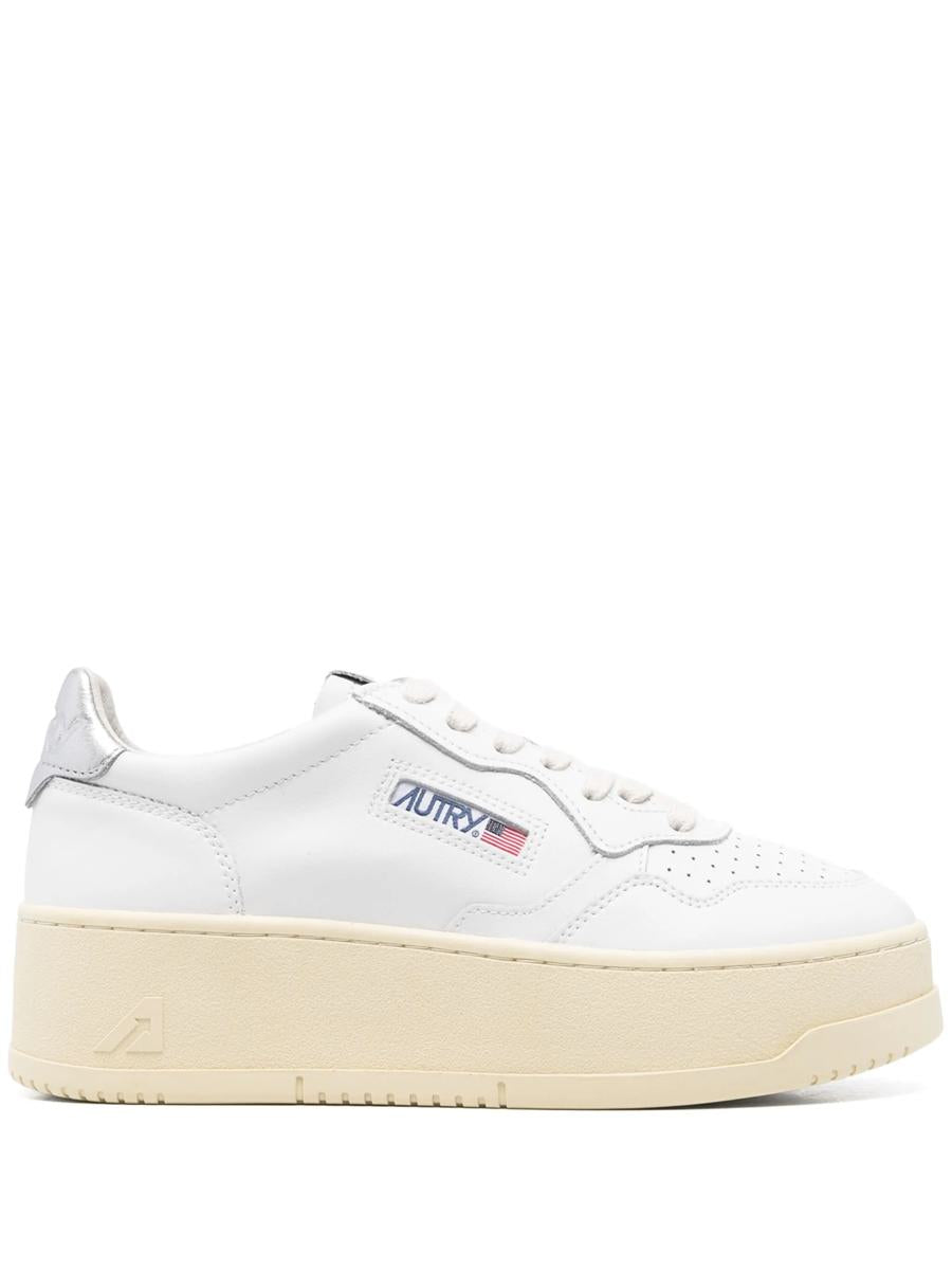 Autry Platform Low Woman Leat/Leat Shoes