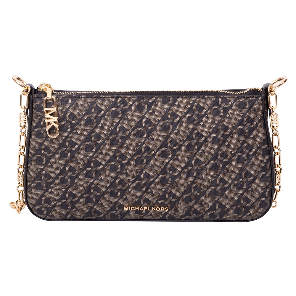 Empire Medium Metallic Chain-Link Pouchette