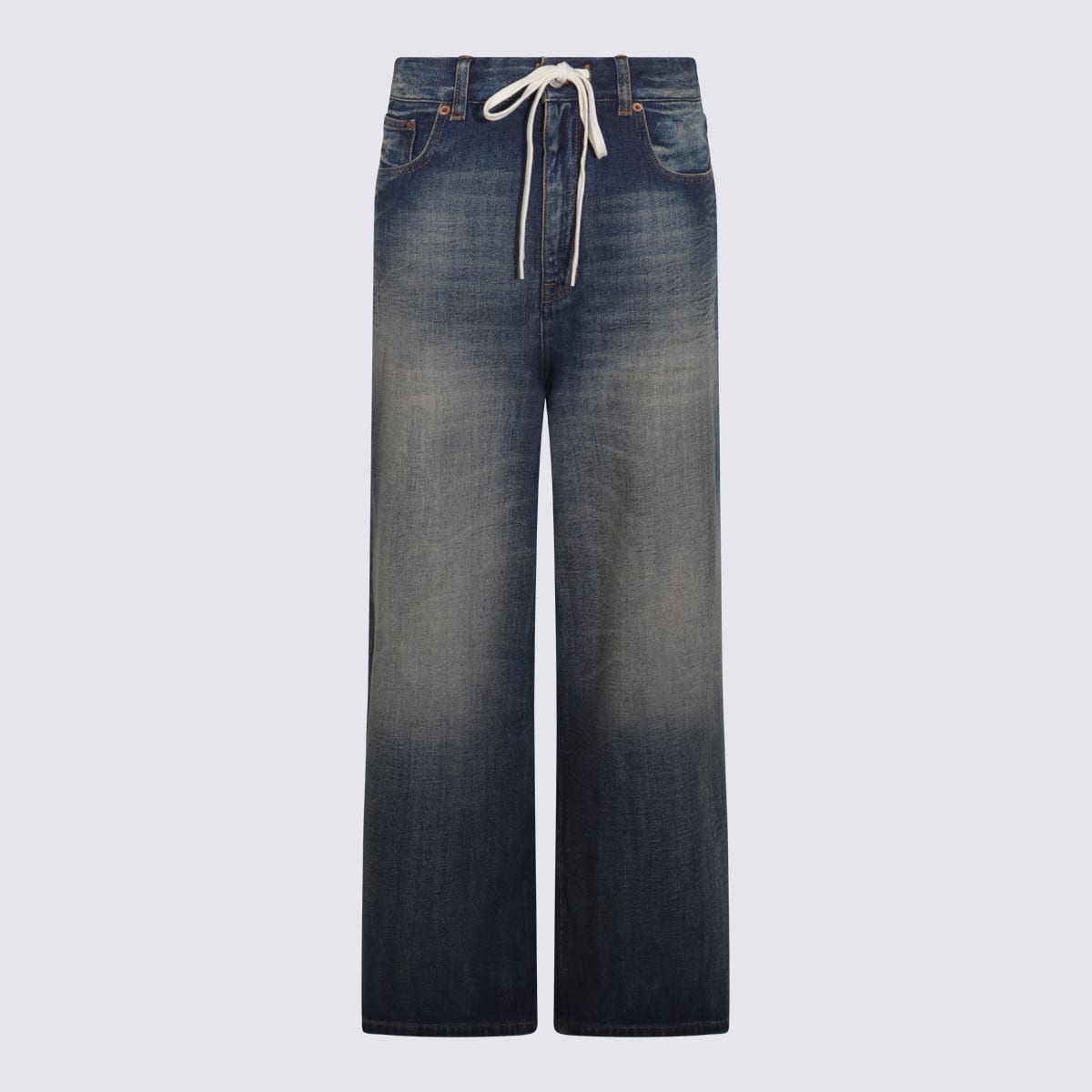 MM6 Maison Margiela Medium Blue Cotton Jeans