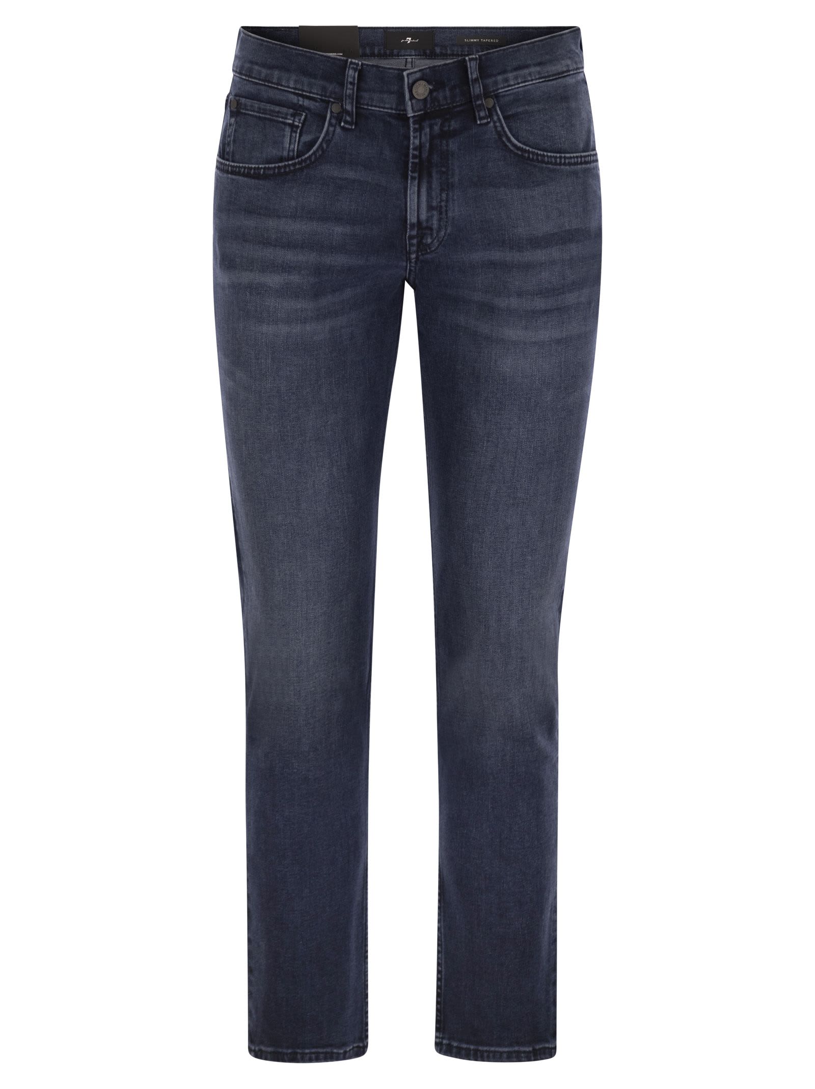 7 For All Mankind Slimmy Tapered - Skinny Medium-waisted Jeans