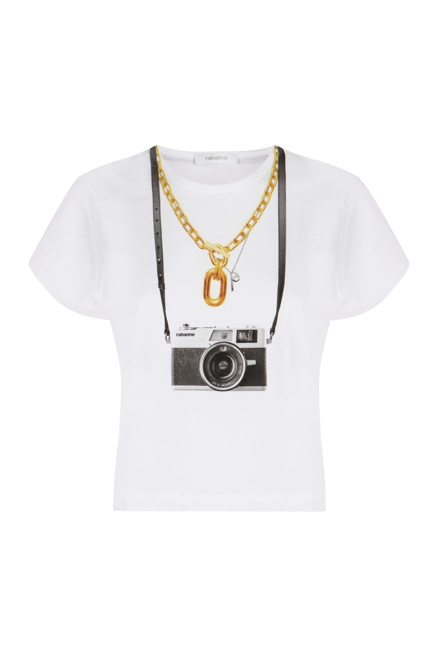 Paco Rabanne Printed Cotton T-shirt