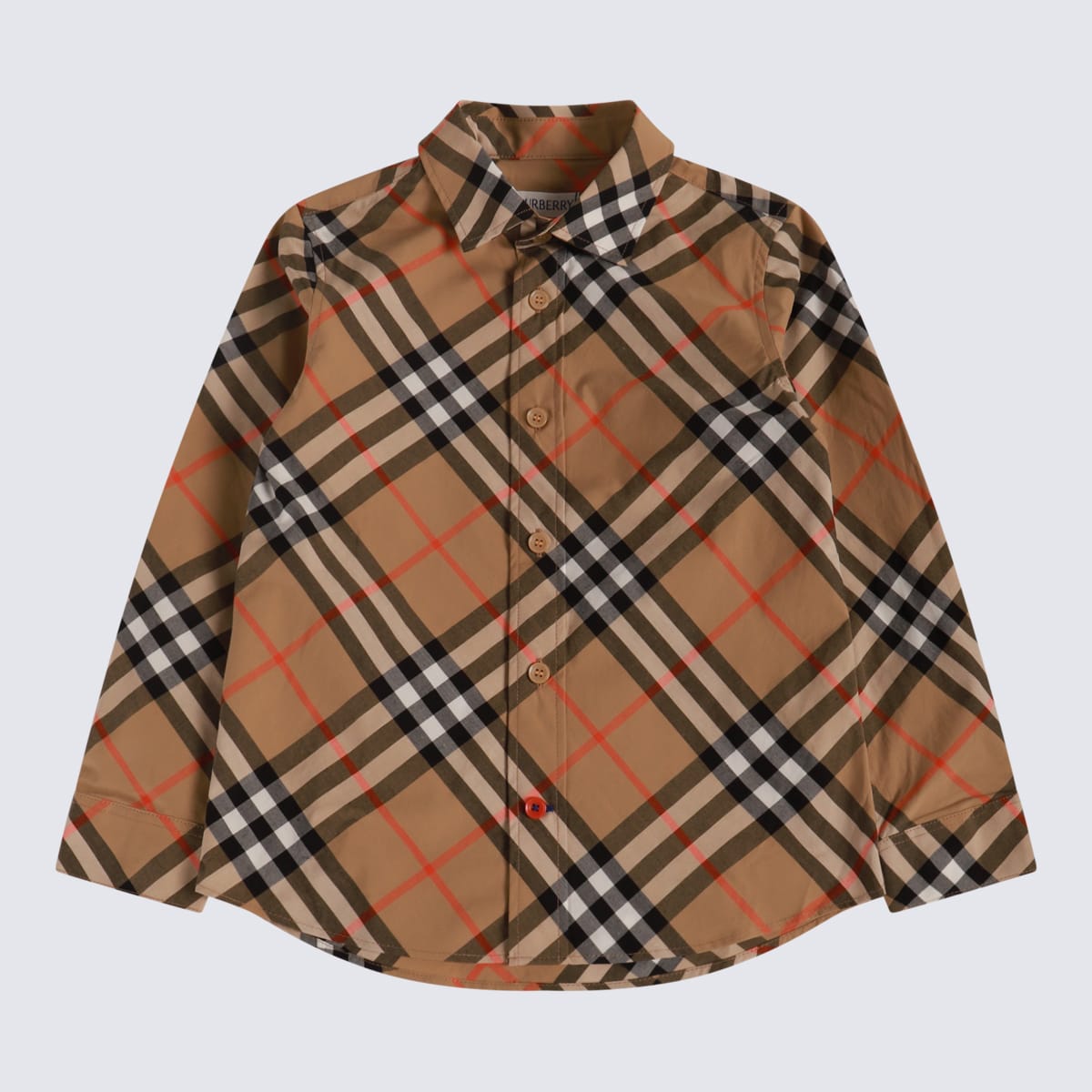 Burberry Brown Cotton Shirt