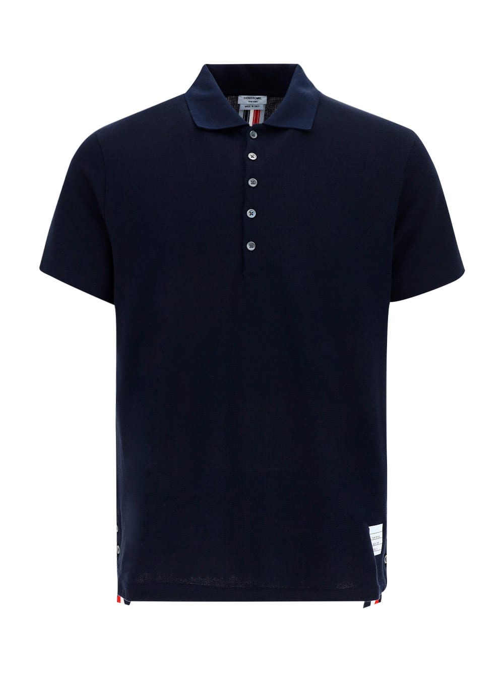Thom Browne relaxed Fit Ss Cotton Polo Shirt