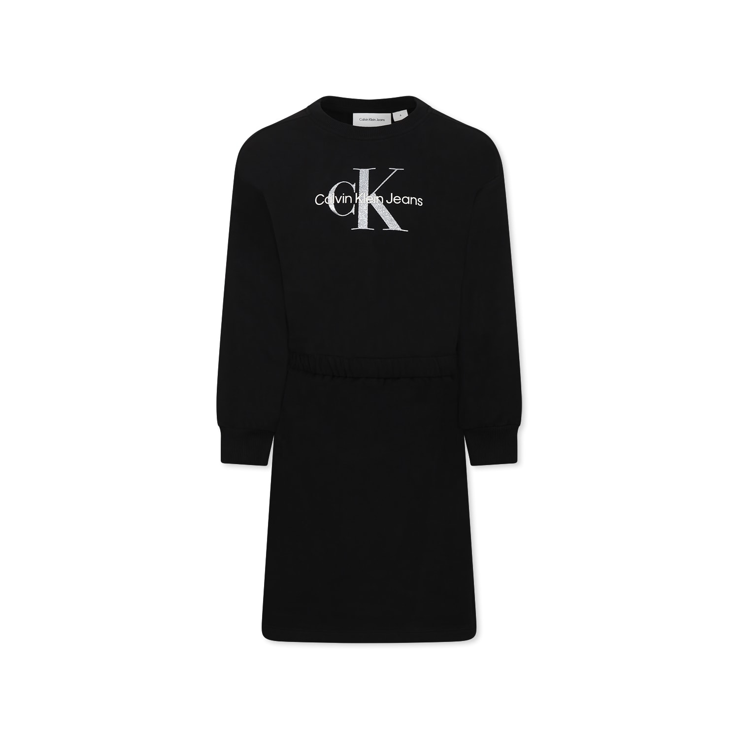 Calvin Klein Black Dress For Girl With Logo