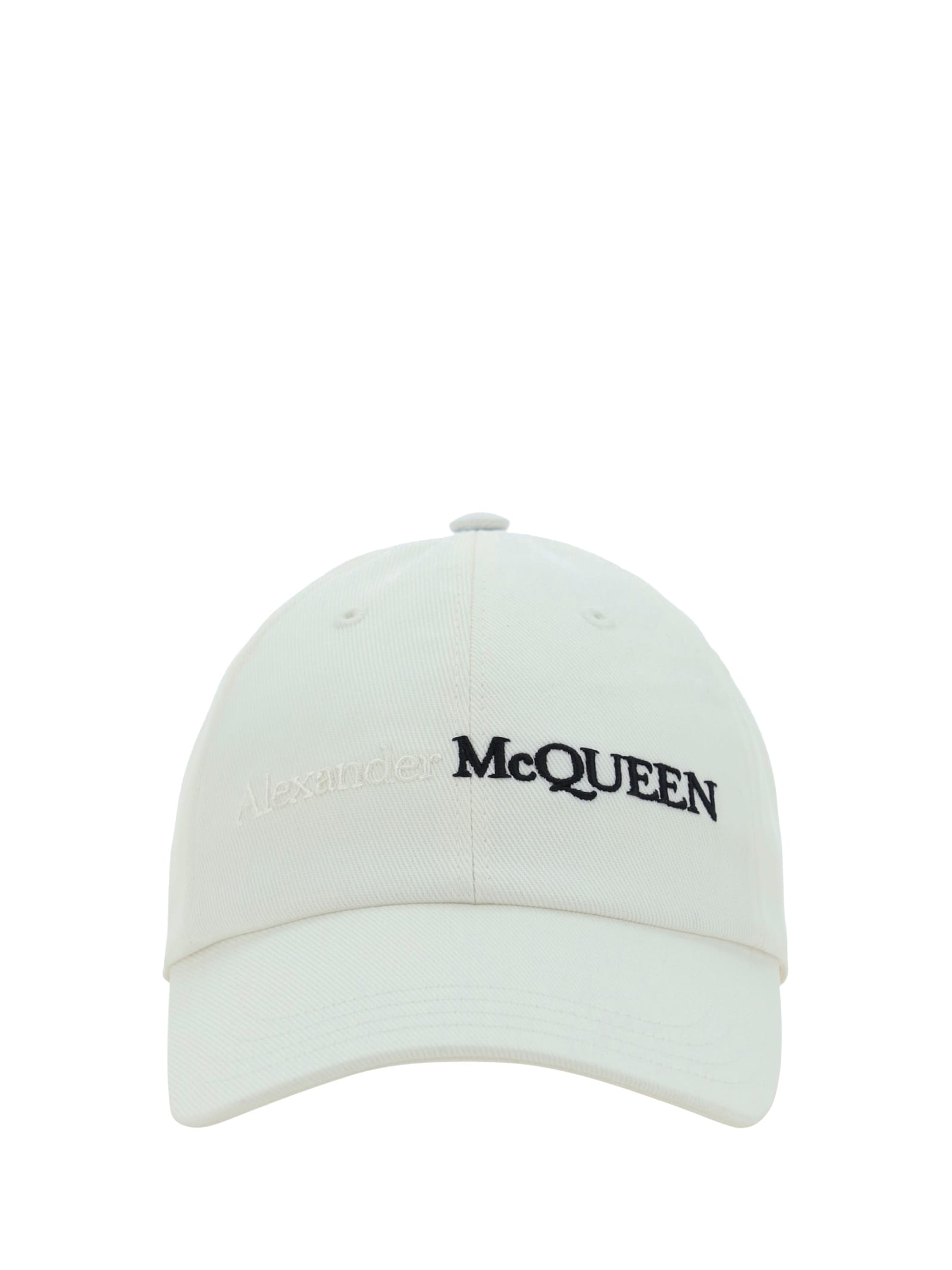 Alexander Mcqueen Logo Embroidered Baseball Cap