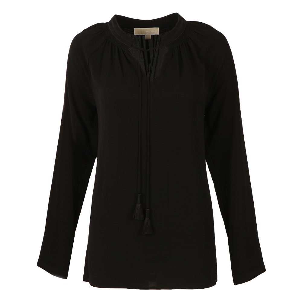Embroidered Long Sleeve Top