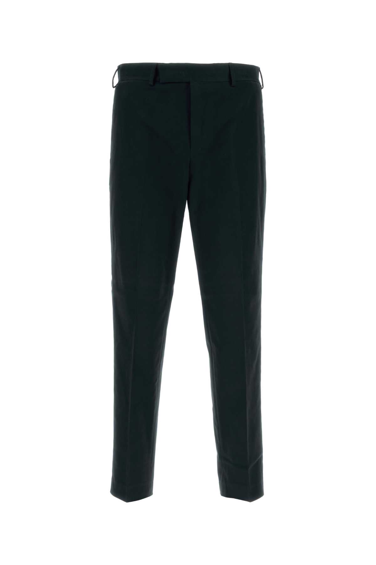 PT Torino Black Stretch Cotton Pant
