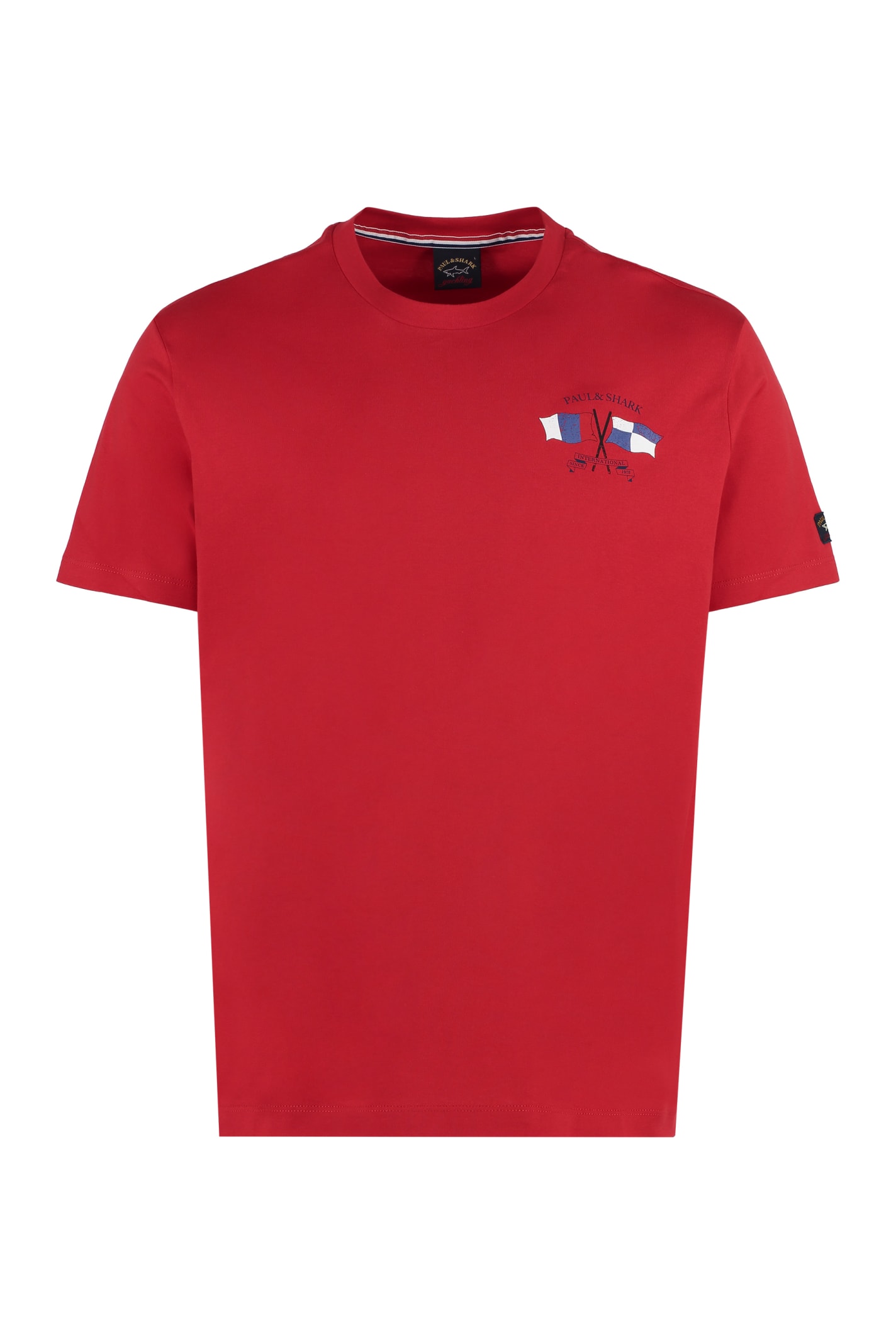 Paul & Shark Logo Cotton T-shirt