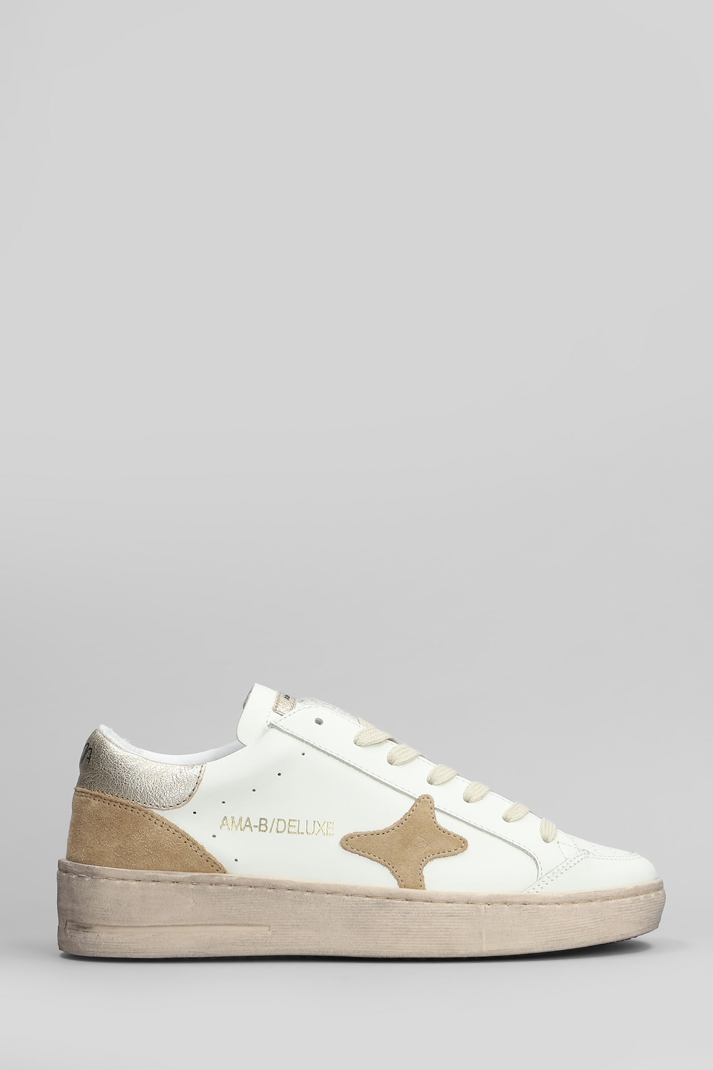 AMA-BRAND Sneakers In White Leather