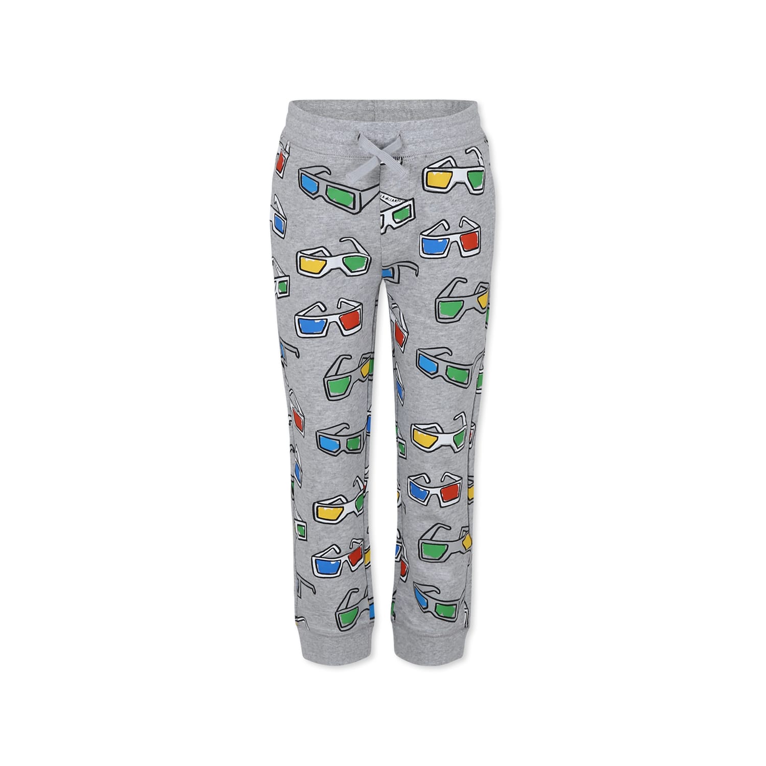 Stella McCartney Kids Grey Trousers For Boy Printed Sunglasses