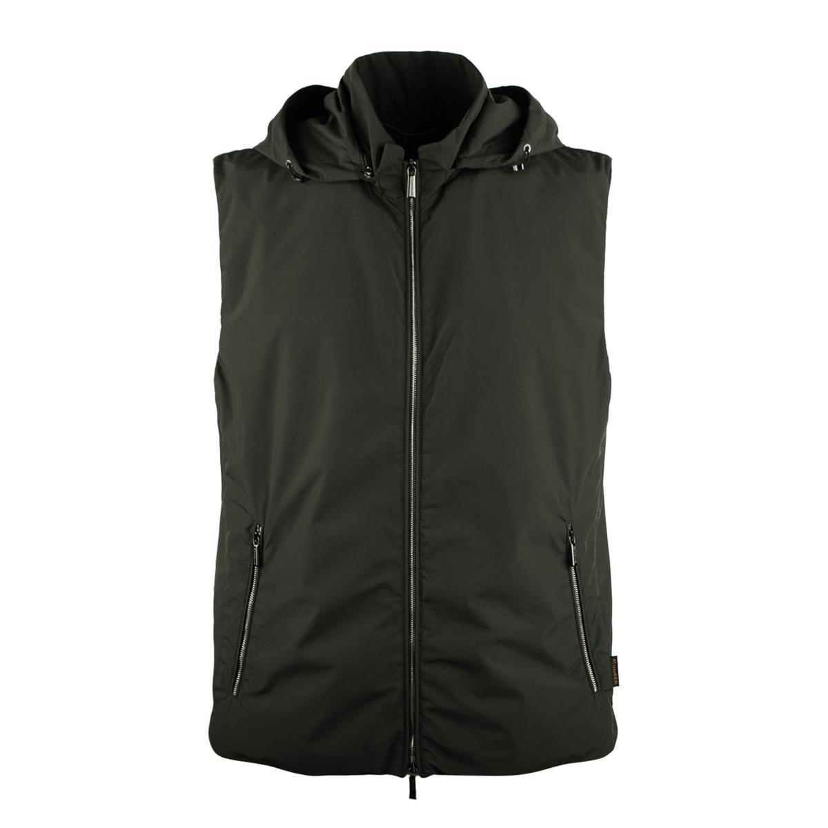 Moorer Green Luis Hooded Vest