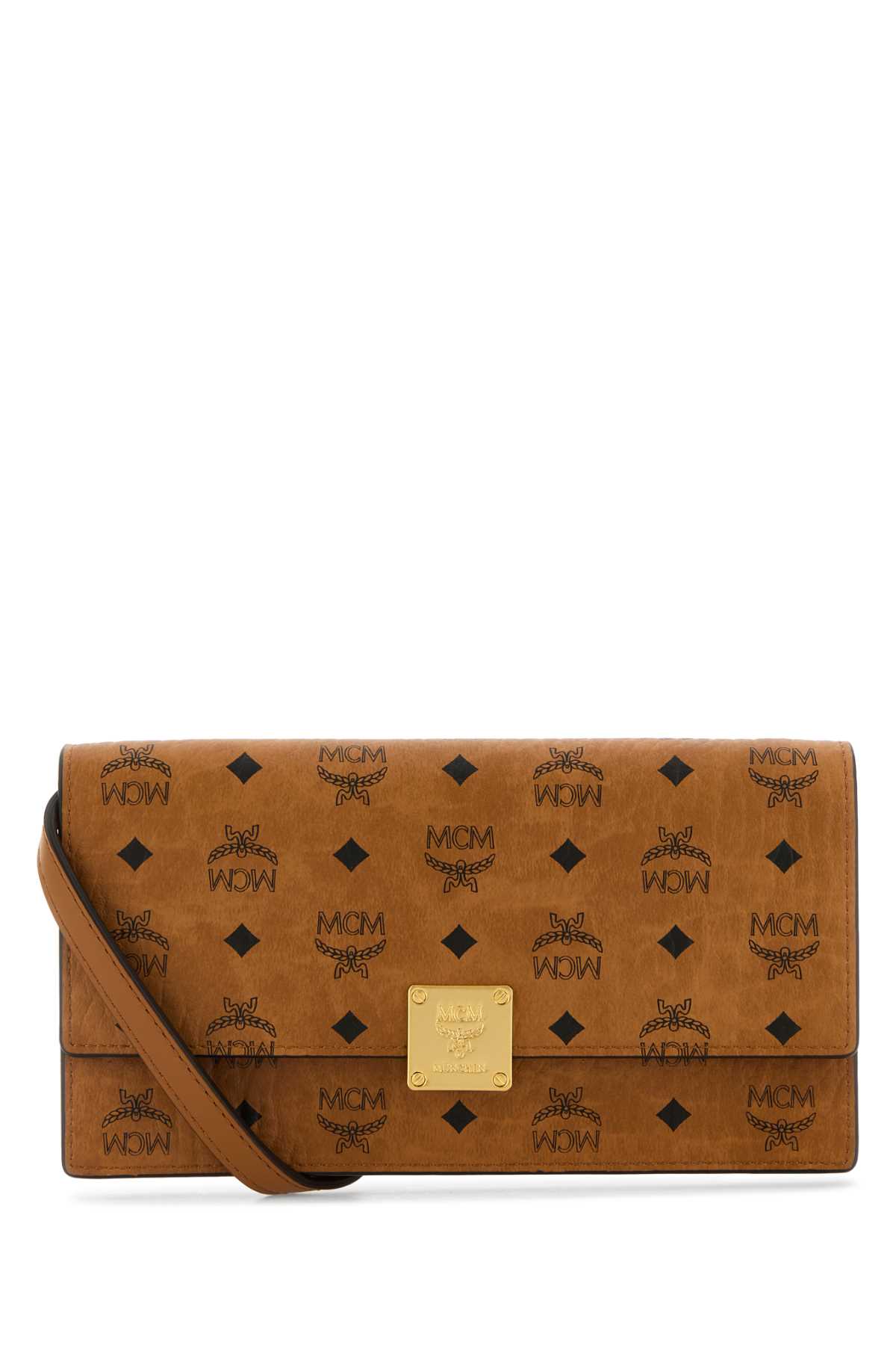 MCM Printed Canvas Aren Wallet
