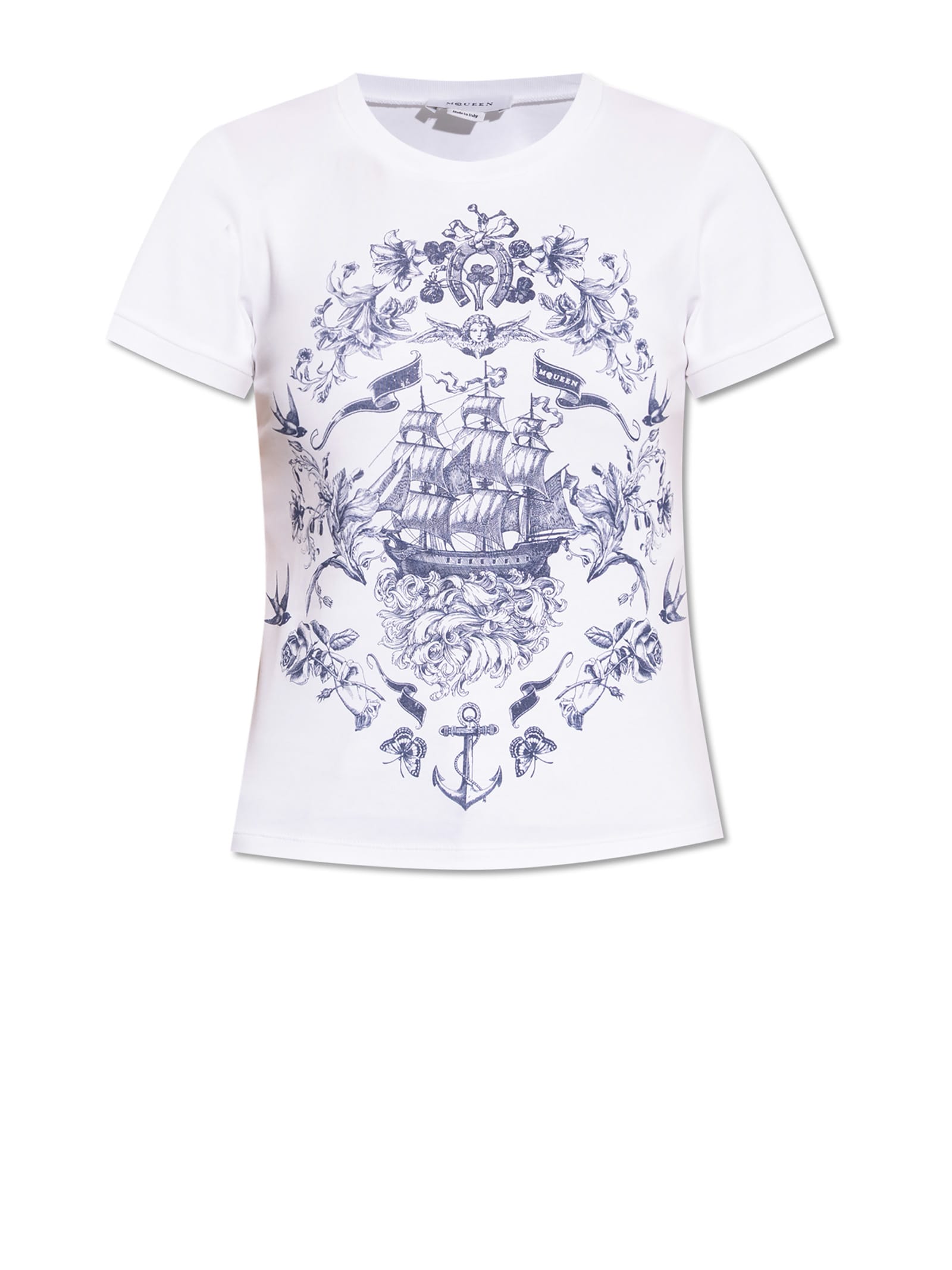 Alexander Mcqueen T-shirts And Polos White