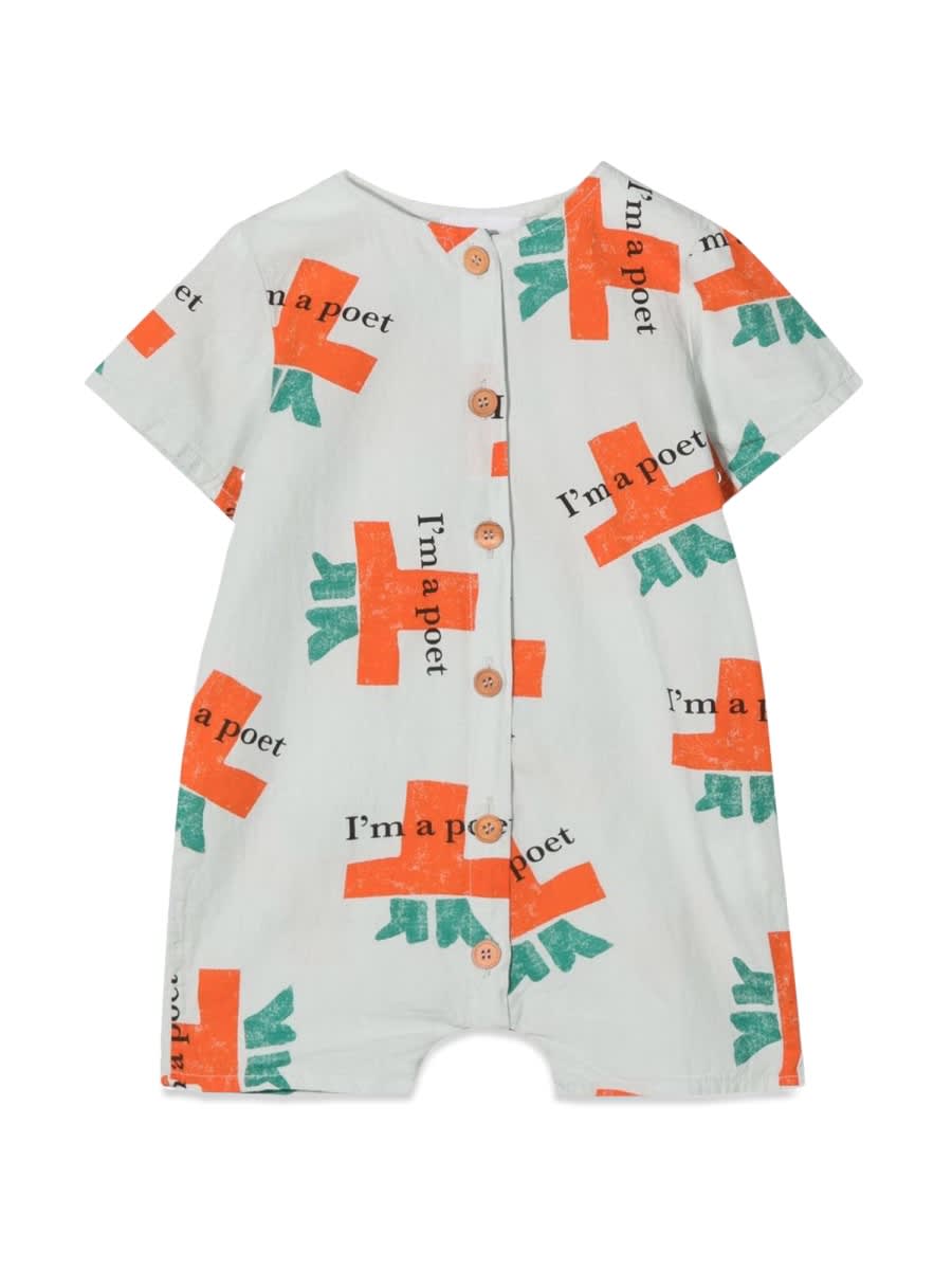 Bobo Choses Im A Poet All Over Woven Playsuit