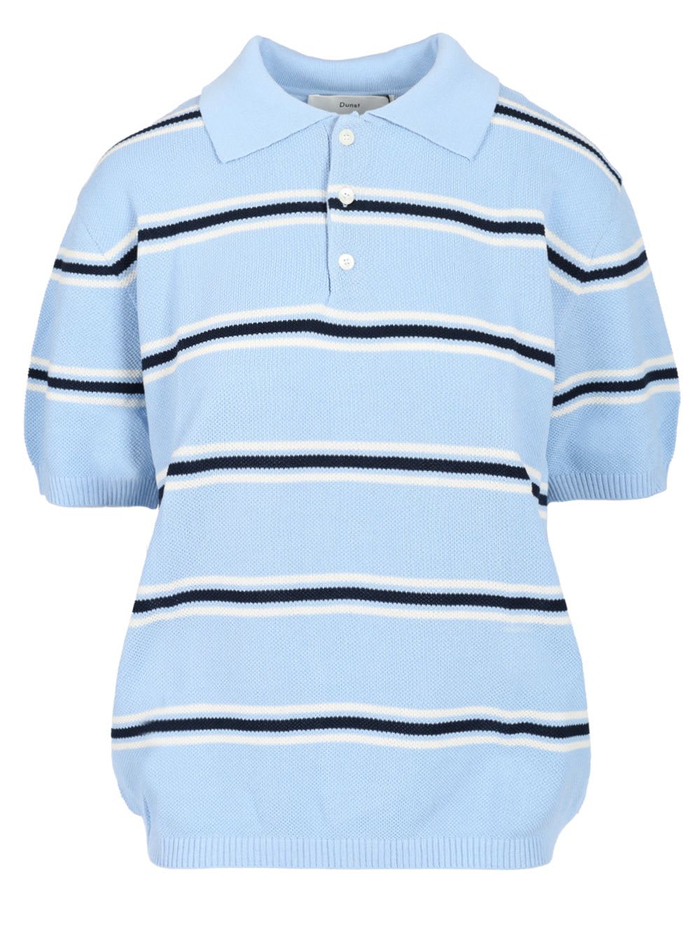Dunst Striped Cotton Polo Shirt