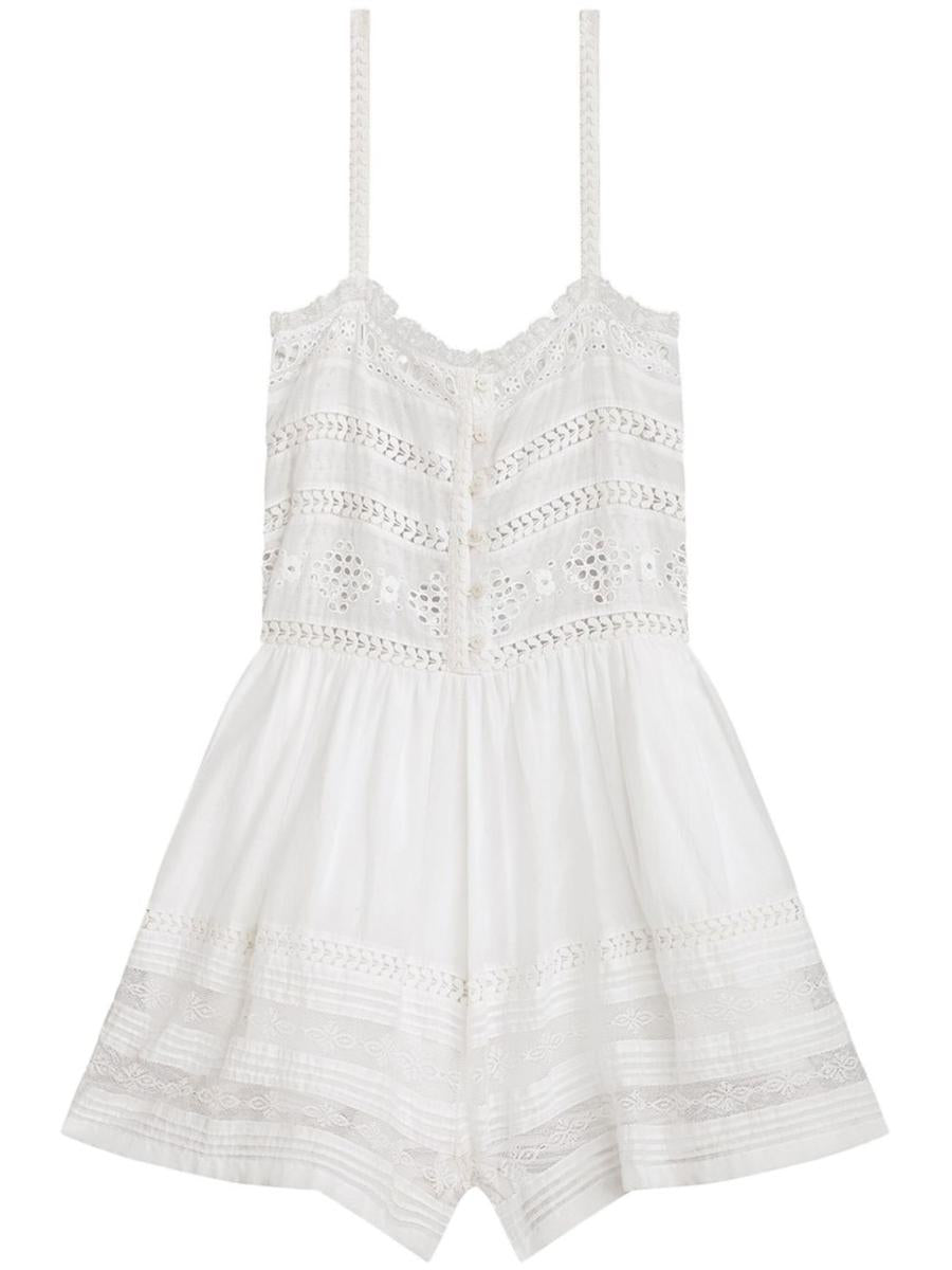 Isabel Marant Étoile White Short Jumpsuit