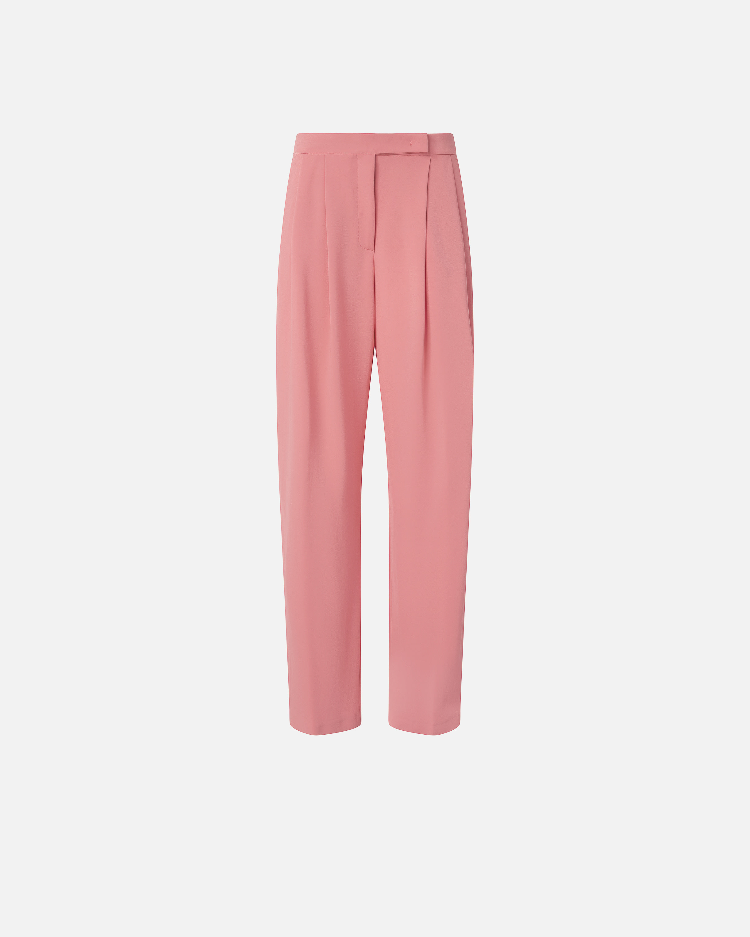 Pinko, Pantalon large élégant à pinces, Corail ensoleillé, 36
