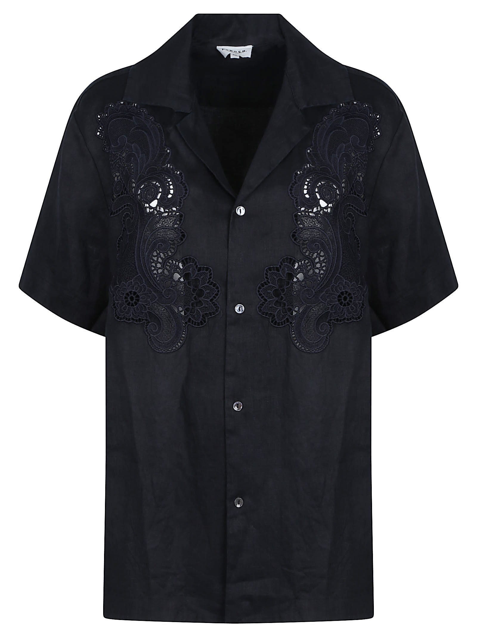 Parosh Beach25 Short Sleeve Shirt
