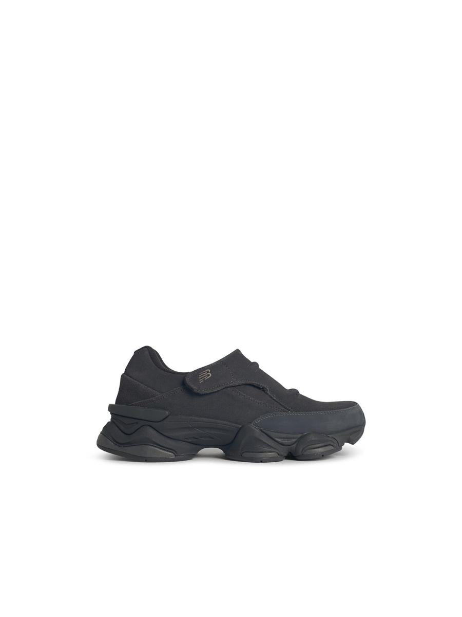 New Balance '8040' Black Leather Blend Sneakers