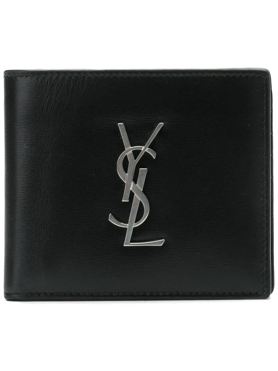 Saint Laurent Cassandre East/West Smooth Leather Wallet Accessories