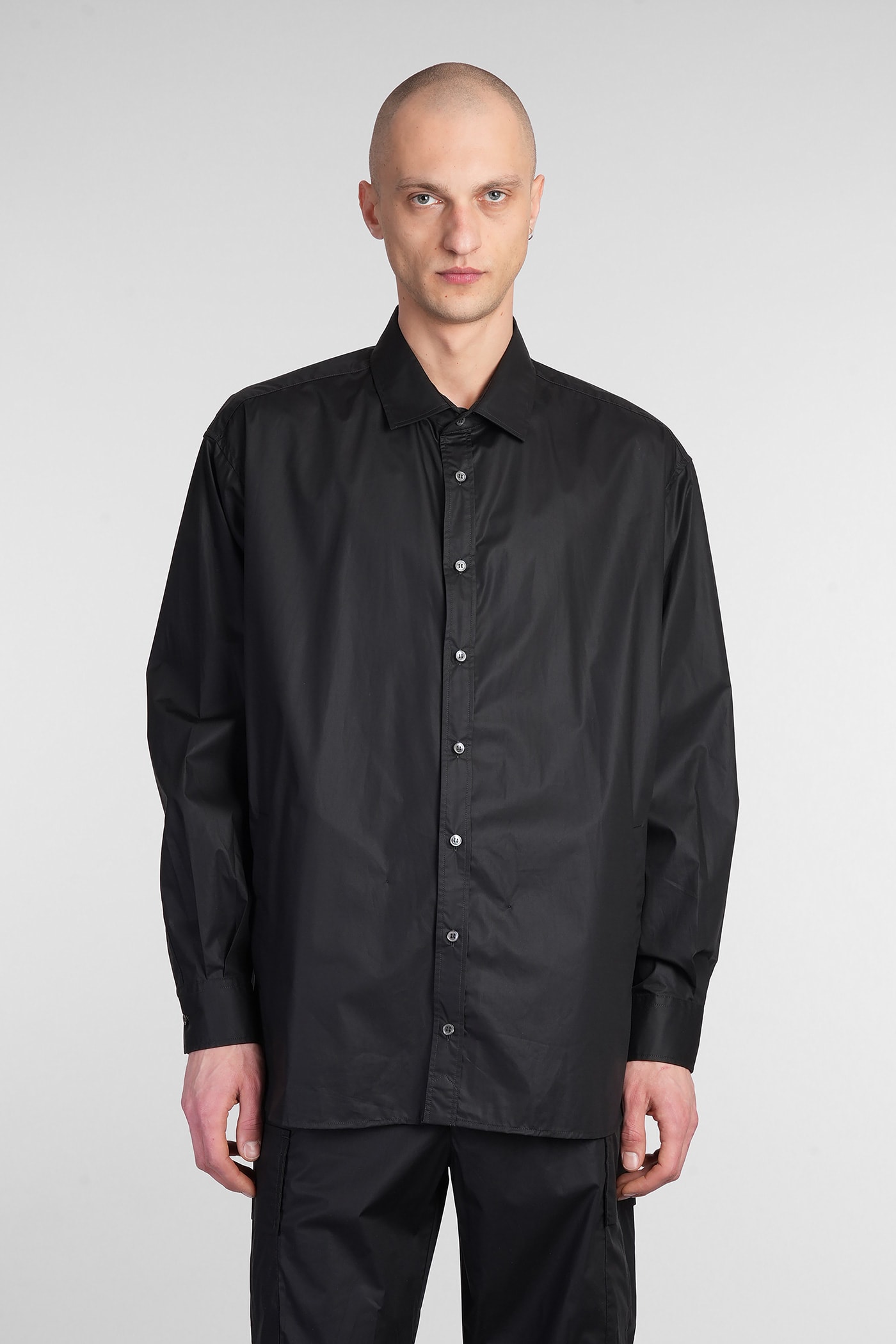 DARKPARK Damon Shirt In Black Cotton