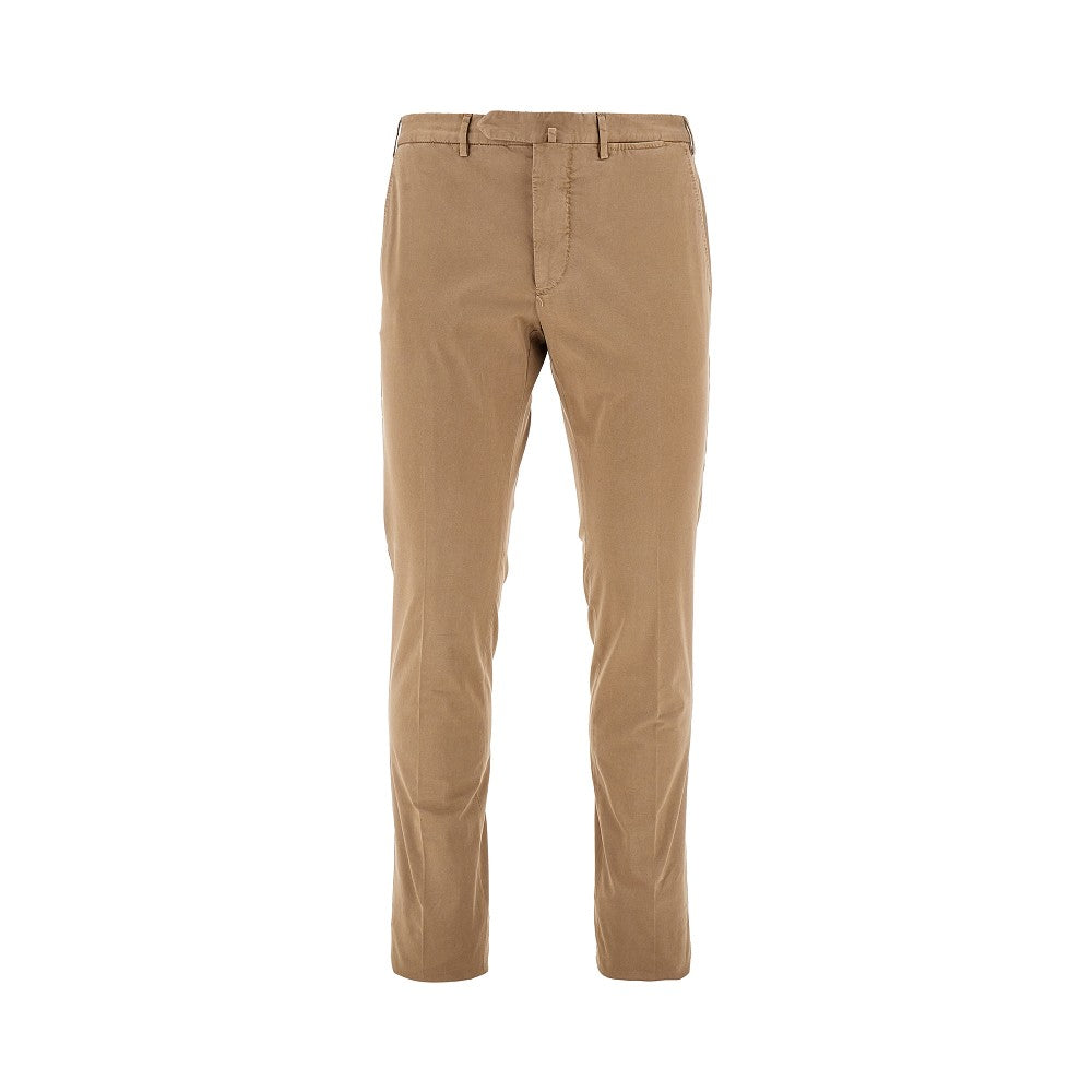 SANTANIELLO Stretch cotton trousers Man
