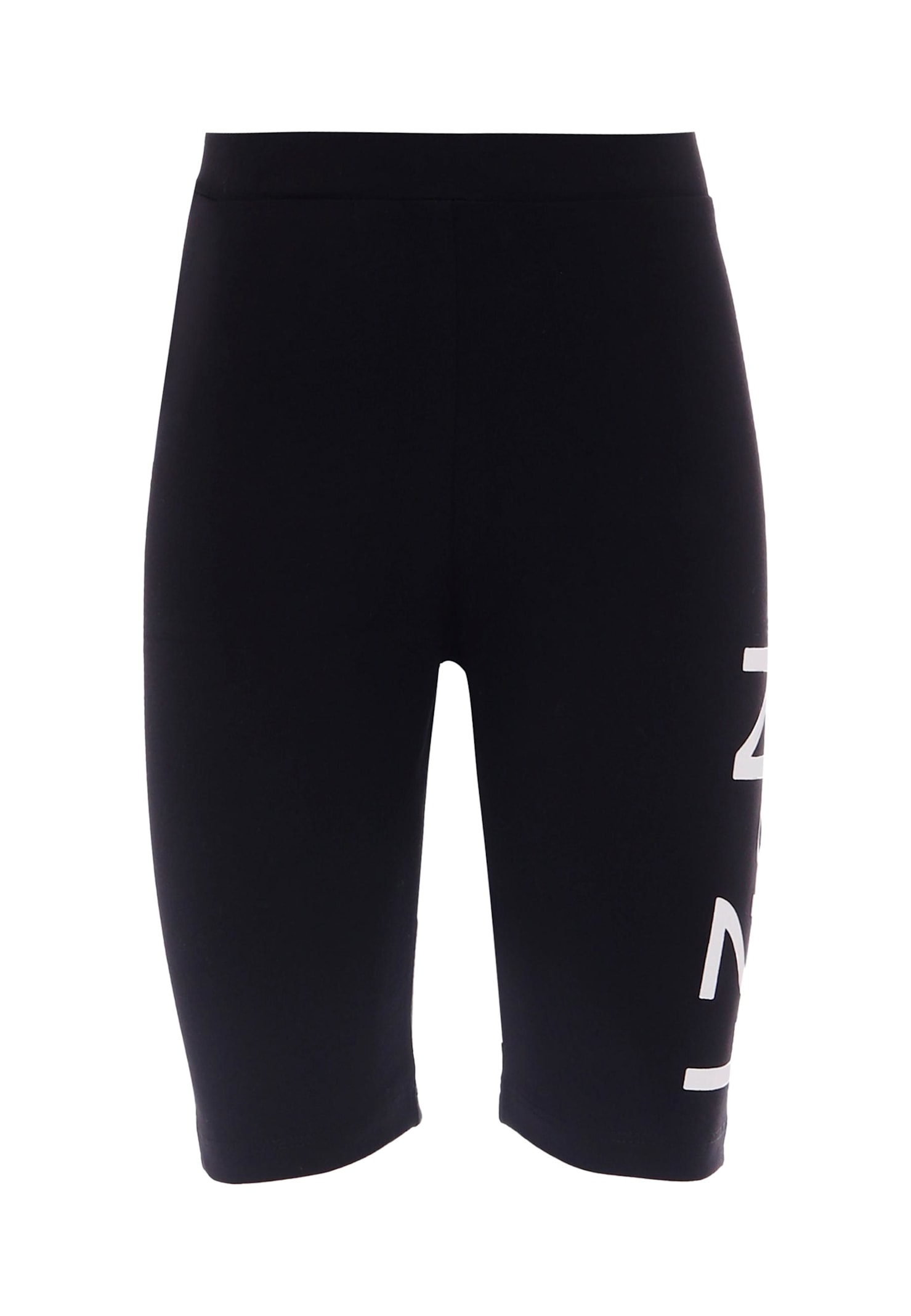 N.21 Black Shorts For Girl With Logo