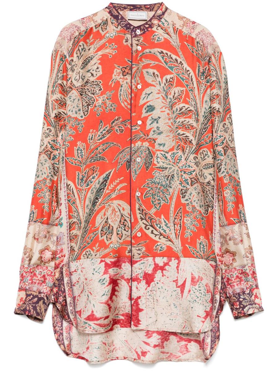 Pierre-Louis Mascia Printed Silk Shirt